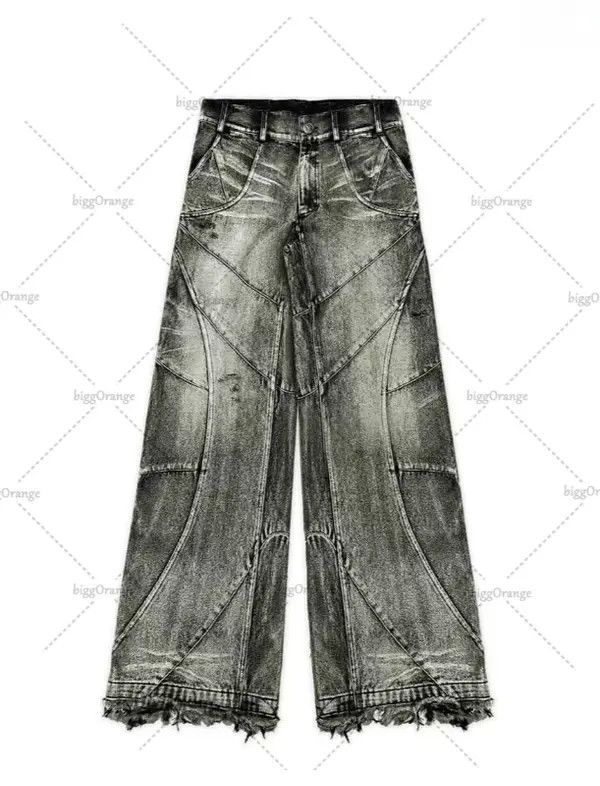 Japanese Brand Kinuka x Hoda Jeans West Coast WorkWear Ripped Mopping Pants Size US 36 / EU 52 - 1 Thumbnail