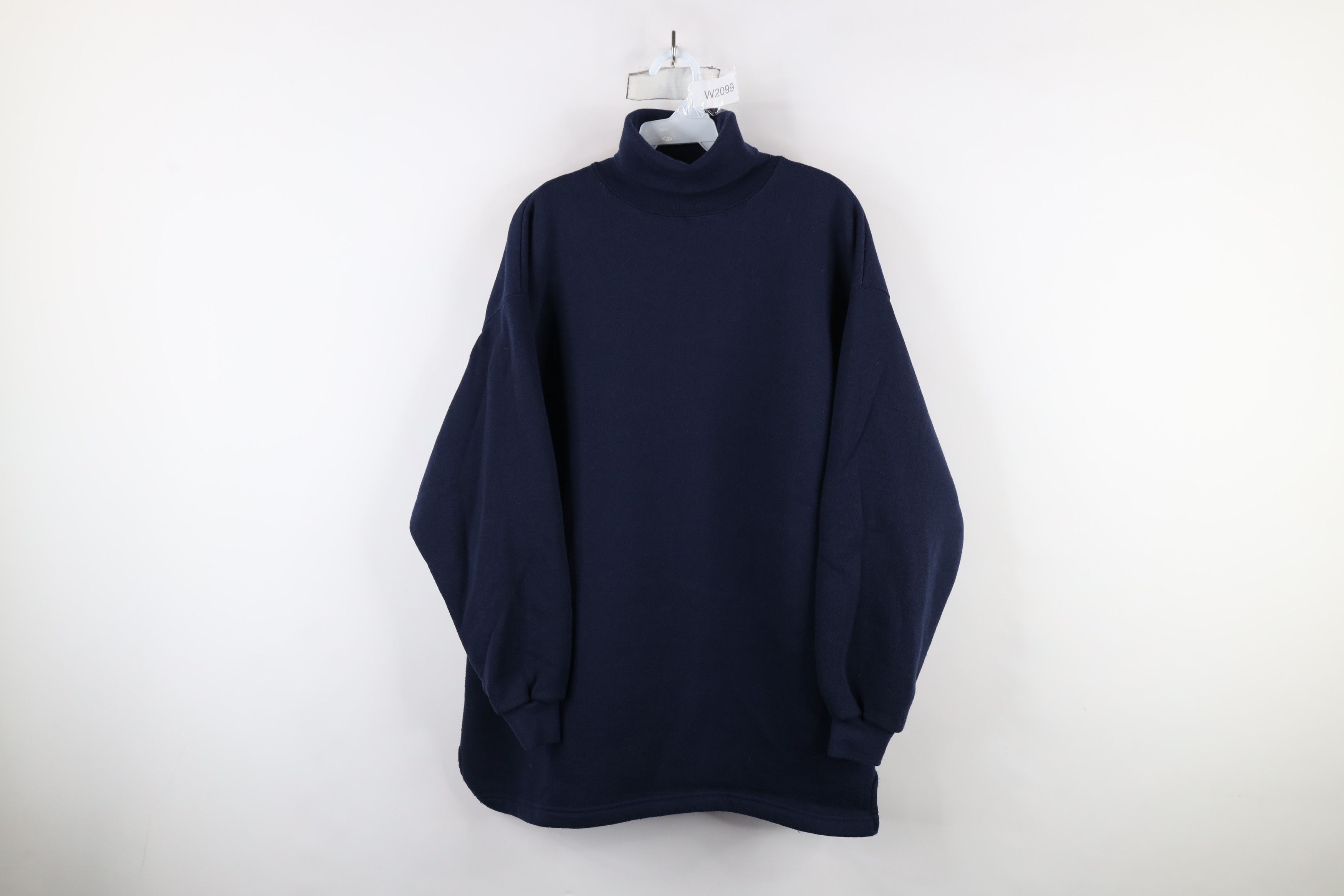 Vintage Vintage 90s Streetwear Tunic Turtleneck Sweatshirt USA Size XL / US 12-14 / IT 48-50 - 1 Thumbnail