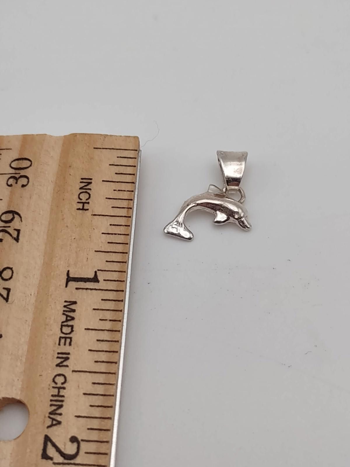 Other Sterling Silver Dolphin Pendant Charm Premex 925 Mexico Size ONE SIZE - 3 Thumbnail