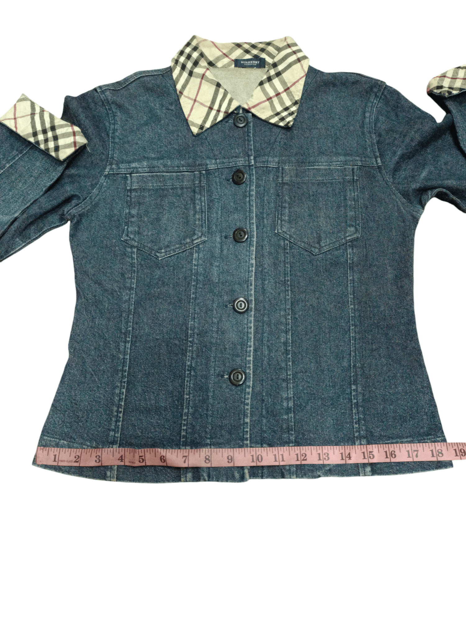 Burberry × Designer BURBERRY DENIM JACKET x DESIGNER Size XS / US 0-2 / IT 36-38 - 7 Thumbnail