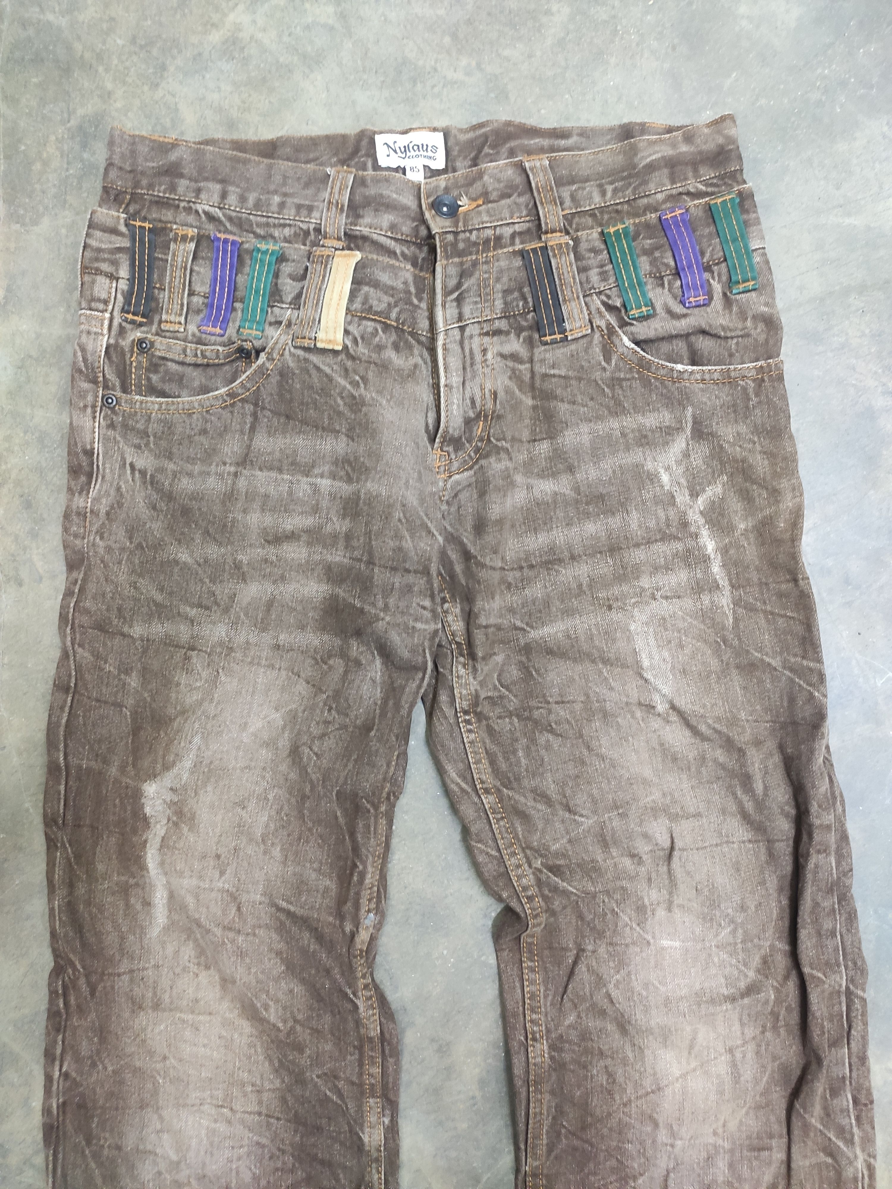 If Six Was Nine Nylaus Jeans Distressed double waist Size US 32 / EU 48 - 2 Thumbnail