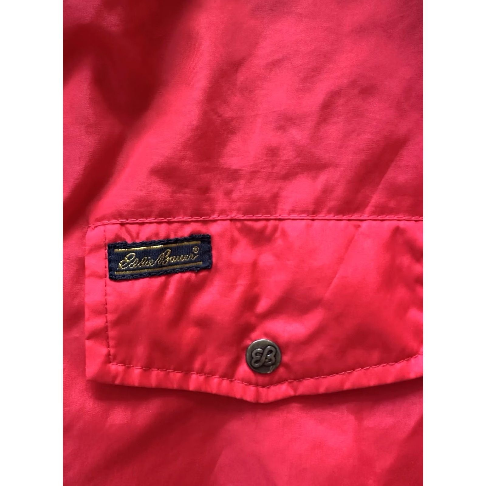 Eddie Bauer VINTAGE Eddie Bauer Jacket Windbreaker 80s S Red Snap Nylon Lightweight Packable Men Size US S / EU 44-46 / 1 - 2 Thumbnail