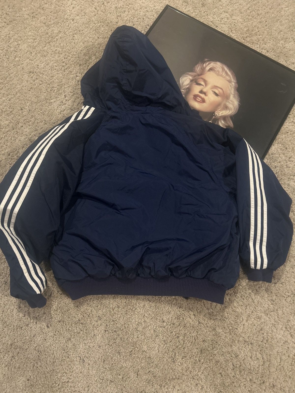 Adidas Vintage Adidas Reversible Winter Coat Size US M / EU 48-50 / 2 - 2 Thumbnail