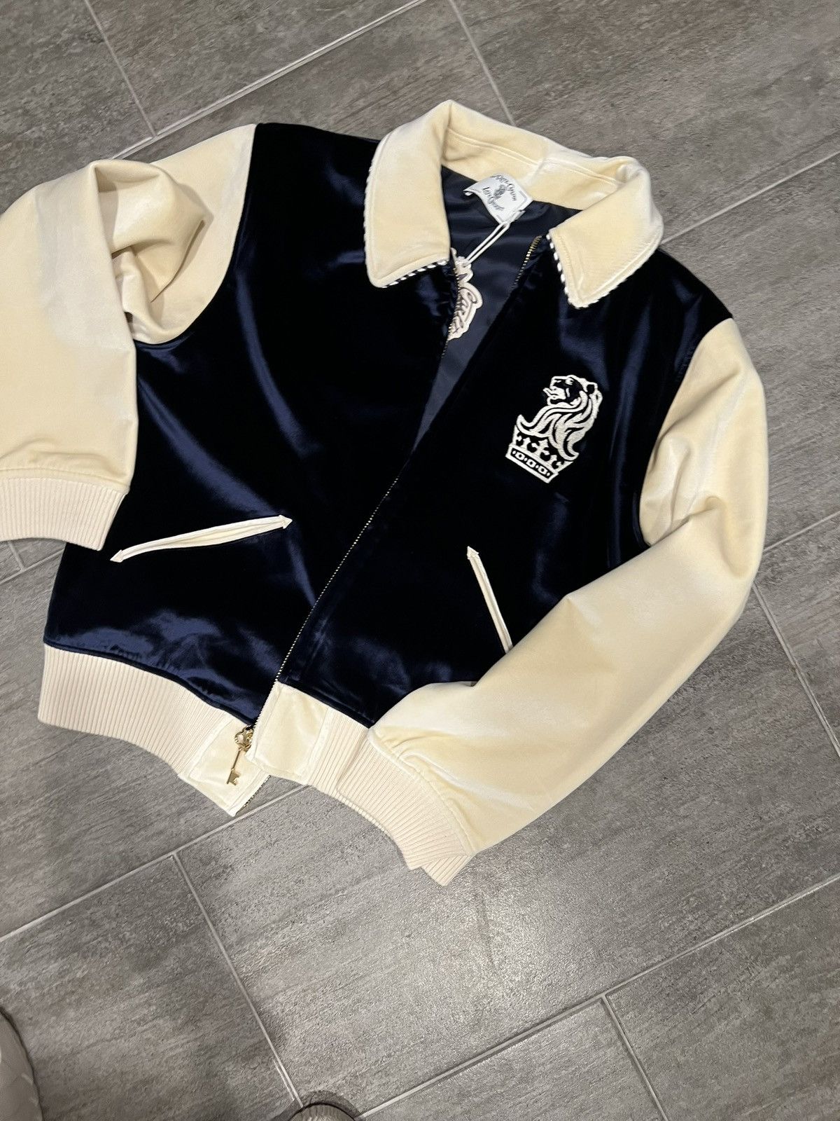 Other Ritz-Carlton Late Checkout Globe Sukajan Jacket Navy/Cream M Size US M / EU 48-50 / 2 - 5 Thumbnail