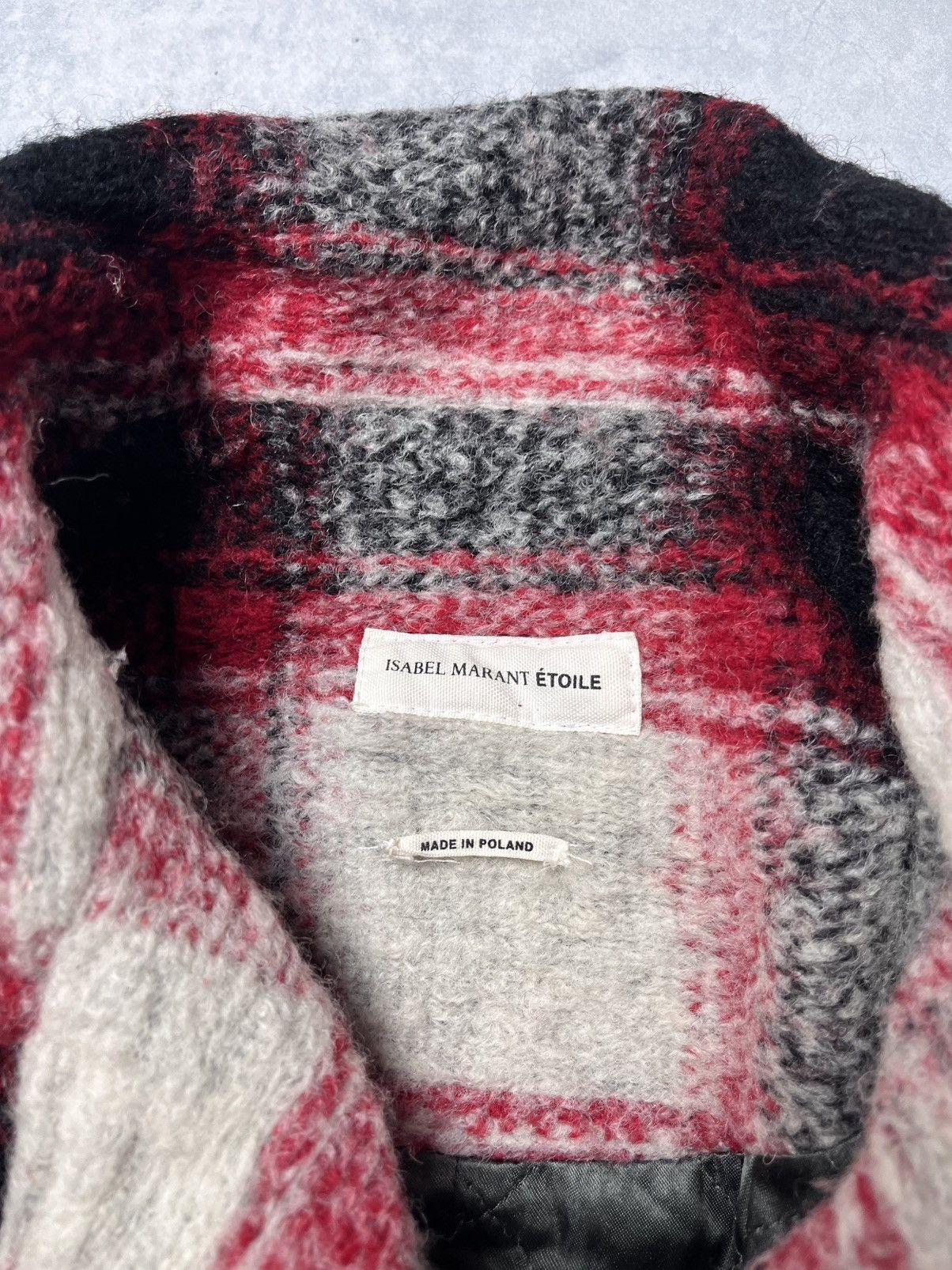 Isabel Marant Etoile GRAIL ISABEL MARANT ÉTOILE Plaid Wool Checked Coat Jacket Size S / US 4 / IT 40 - 2 Thumbnail