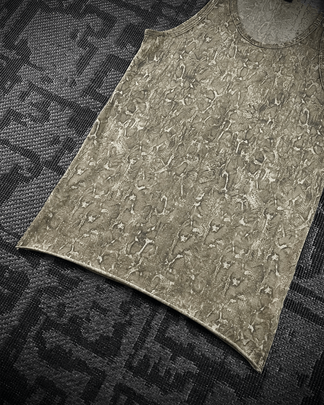 Japanese Brand G.o.a 2000s python tank top Size US XXS / EU 40 - 3 Thumbnail