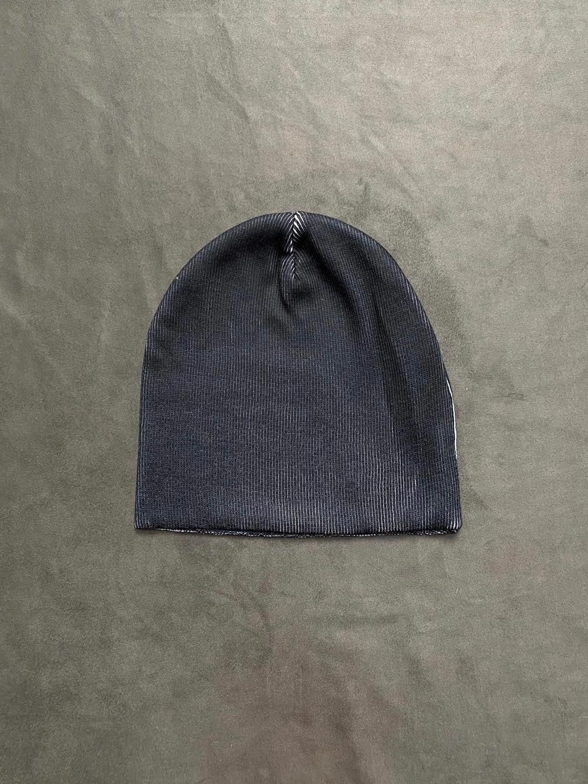 Japanese Brand Rare Nakarenya × MINERAL JP No Cuff Knit Black Beanie OS Size ONE SIZE - 6 Thumbnail