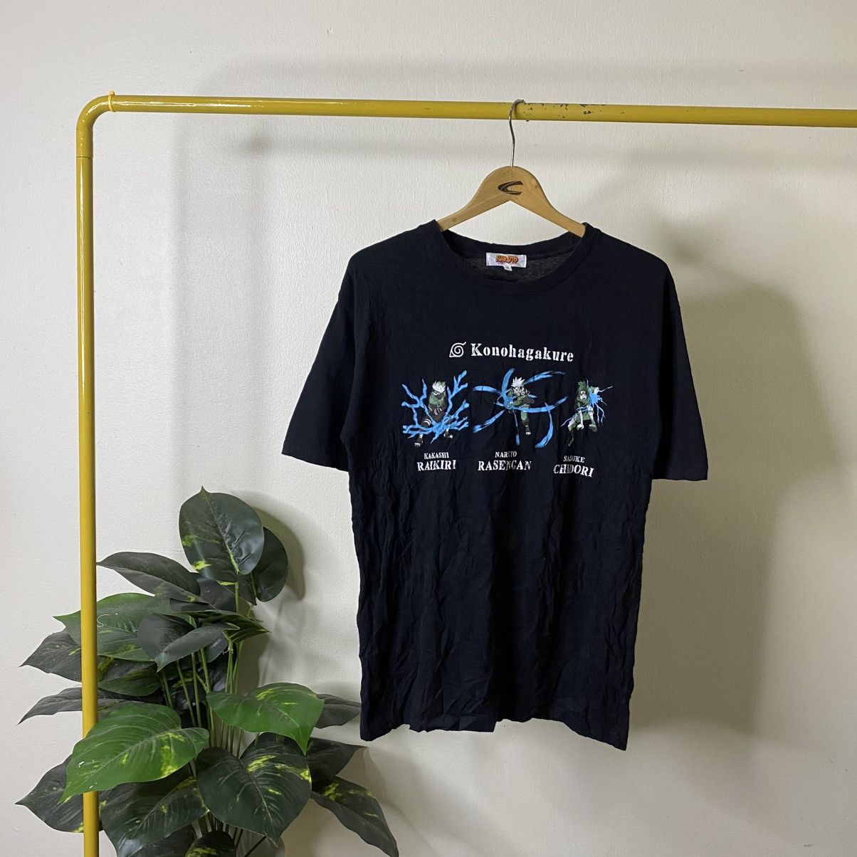 Anime 2000s Anime Naruto Shippuden Konohagakure T Shirt Size US M / EU 48-50 / 2 - 1 Thumbnail