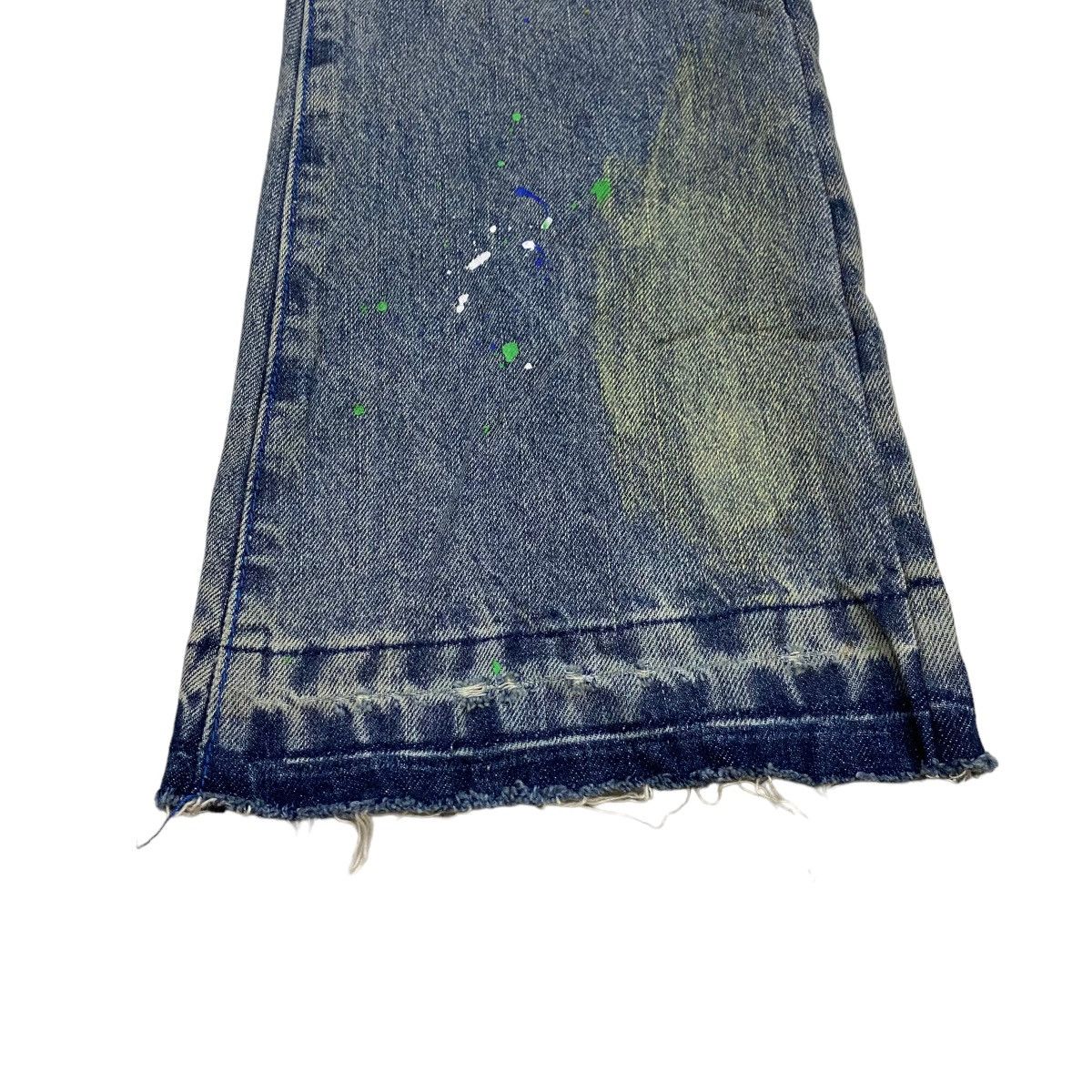 EVAE MOB X BLACK LUX PAINTING DENIM PANTS