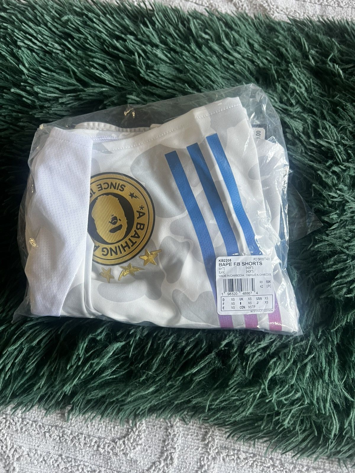 Adidas × Bape Adidas x BAPE Soccer Shorts White Size XS Size US 28 / EU 44 - 8 Thumbnail