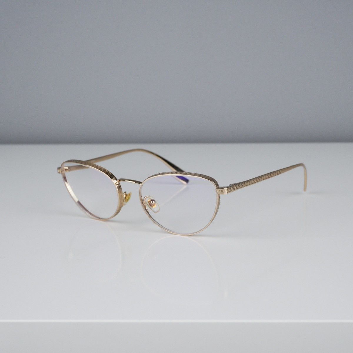 image of Versace Greca Medusa Logo Gold Eyewear Glasses, Women's