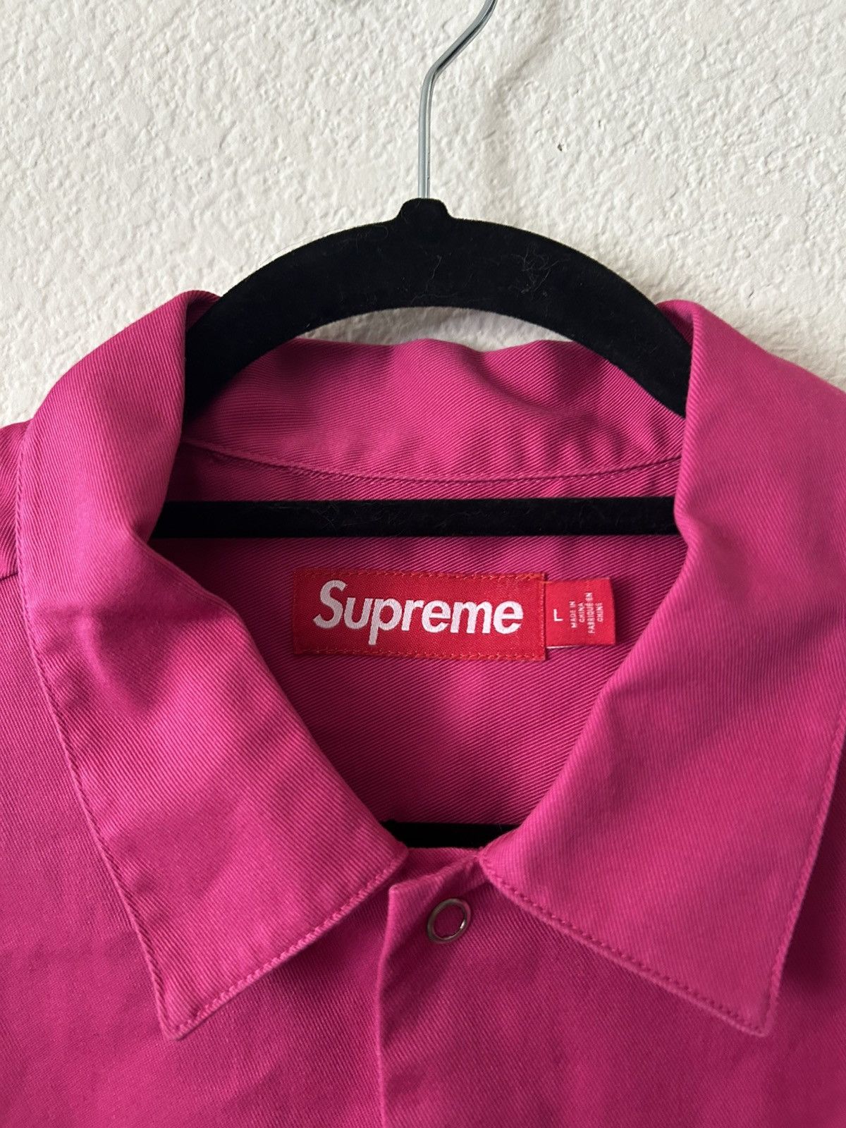 Supreme Supreme Rhinestone Pin Up S/S Work Shirt Size US L / EU 52-54 / 3 - 4 Thumbnail