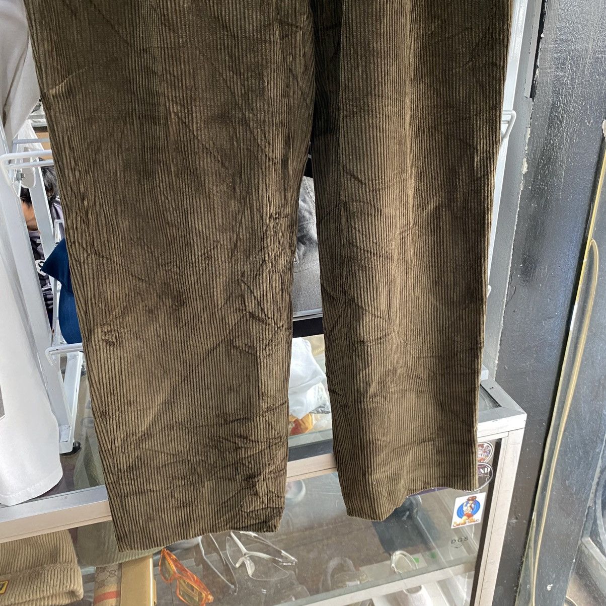 Fendi × Vintage VINTAGE RARE‼️Fendi Corduroy Pants Olive Green Size US 31 - 5 Thumbnail