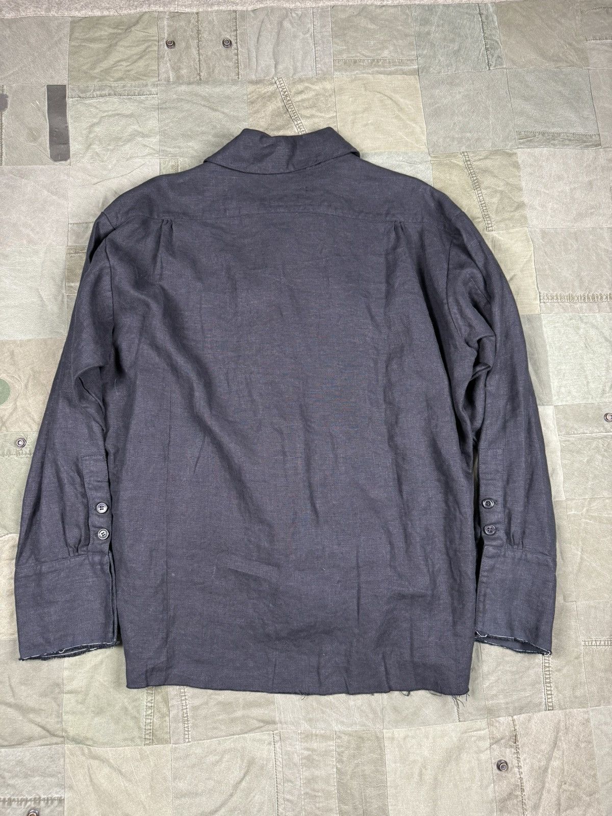 Greg Lauren Linen Boxy Studio Shirt Size US L / EU 52-54 / 3 - 4 Thumbnail