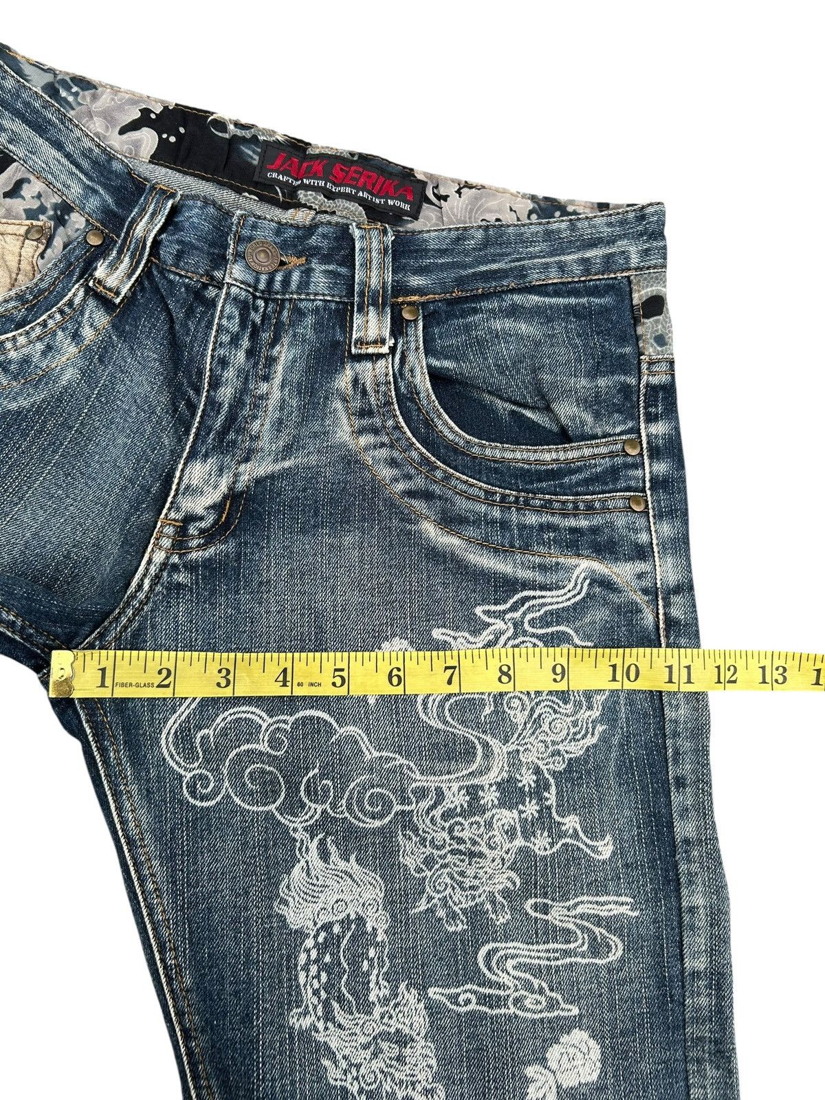 Kapital Karakuri Tamashii Inspired Jack Serika Japanese Denim Jeans Size US 30 / EU 46 - 20 Thumbnail