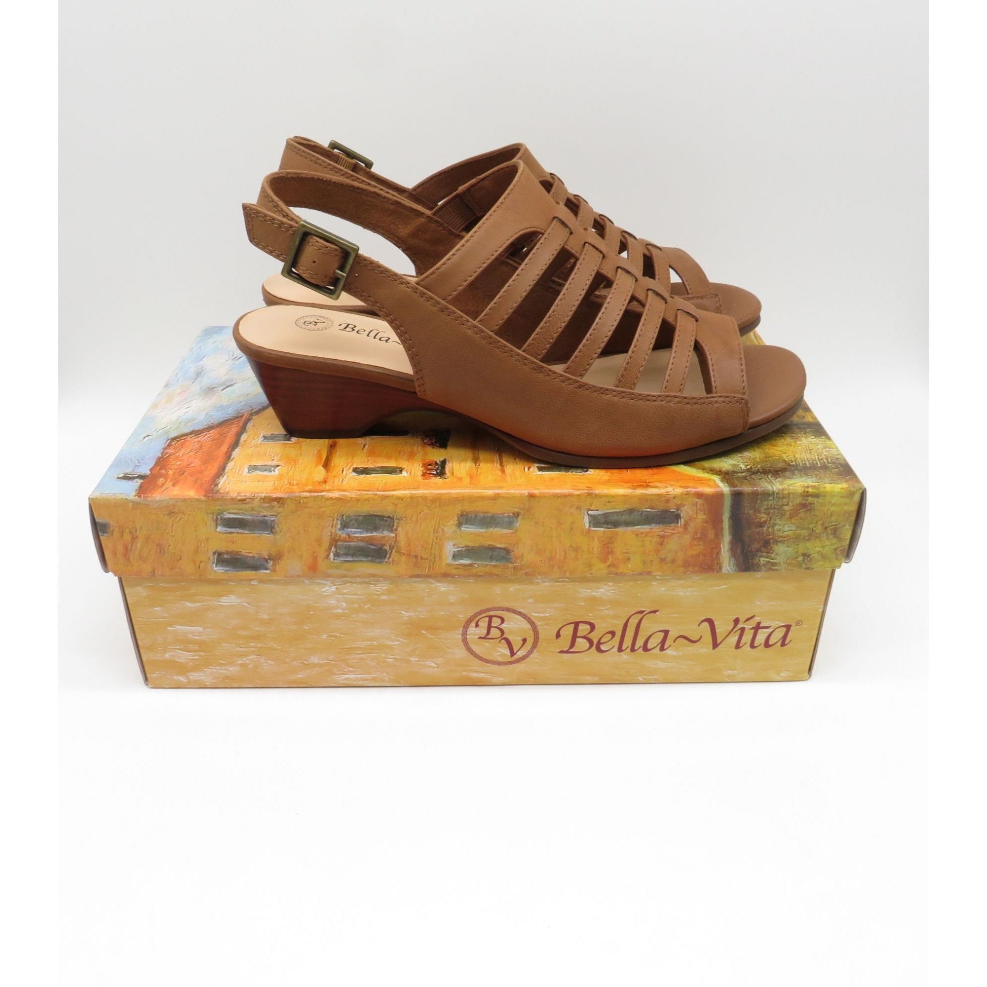 Other Bella~Vita Yakira Camel Burnished Leather Upper Sandals 7.5 Size US 7.5 / IT 37.5 - 1 Thumbnail
