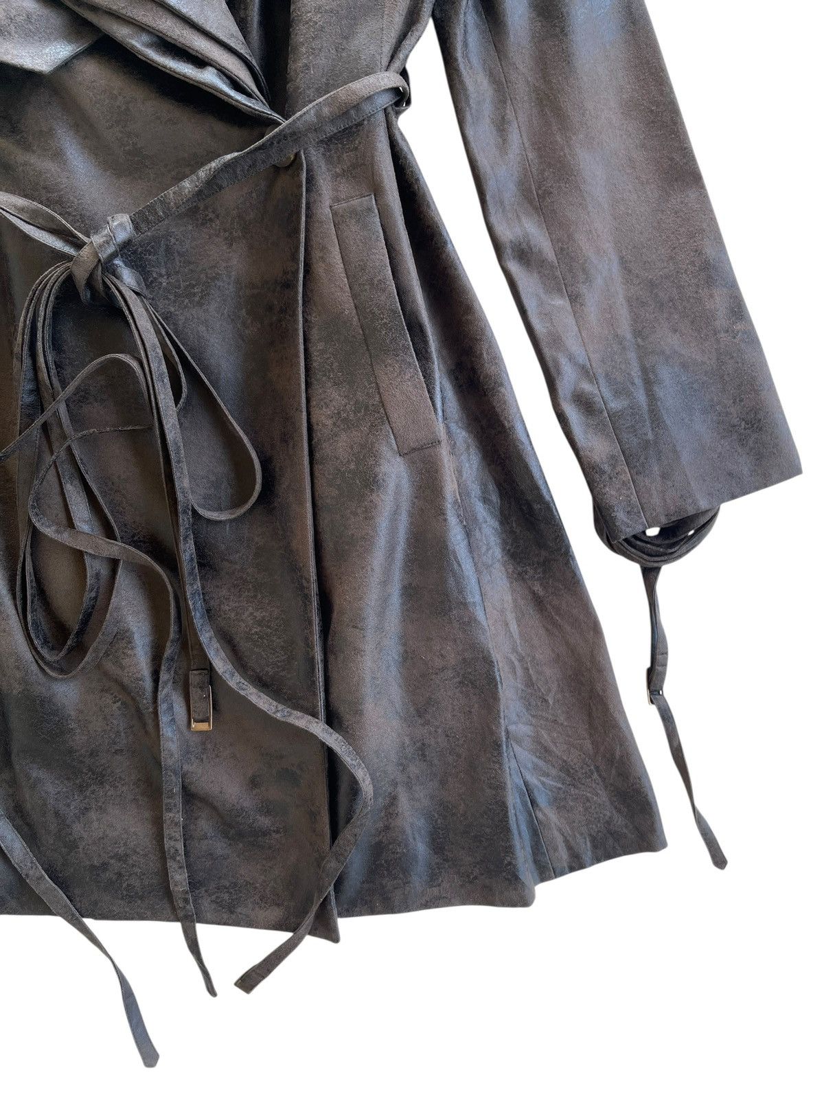 Japanese Brand Luxury Anndrhomme Moleskine Trench Coat Size S / US 4 / IT 40 - 12 Thumbnail