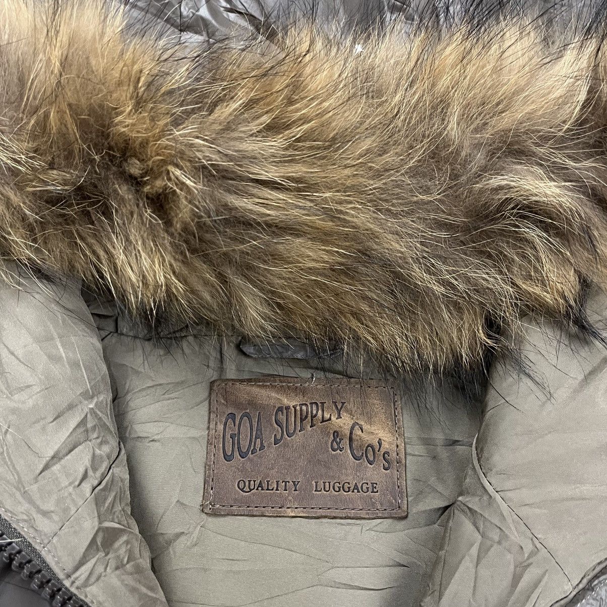 RELISTING 2000s GOA - Fur Hoodie Puffer Jacket