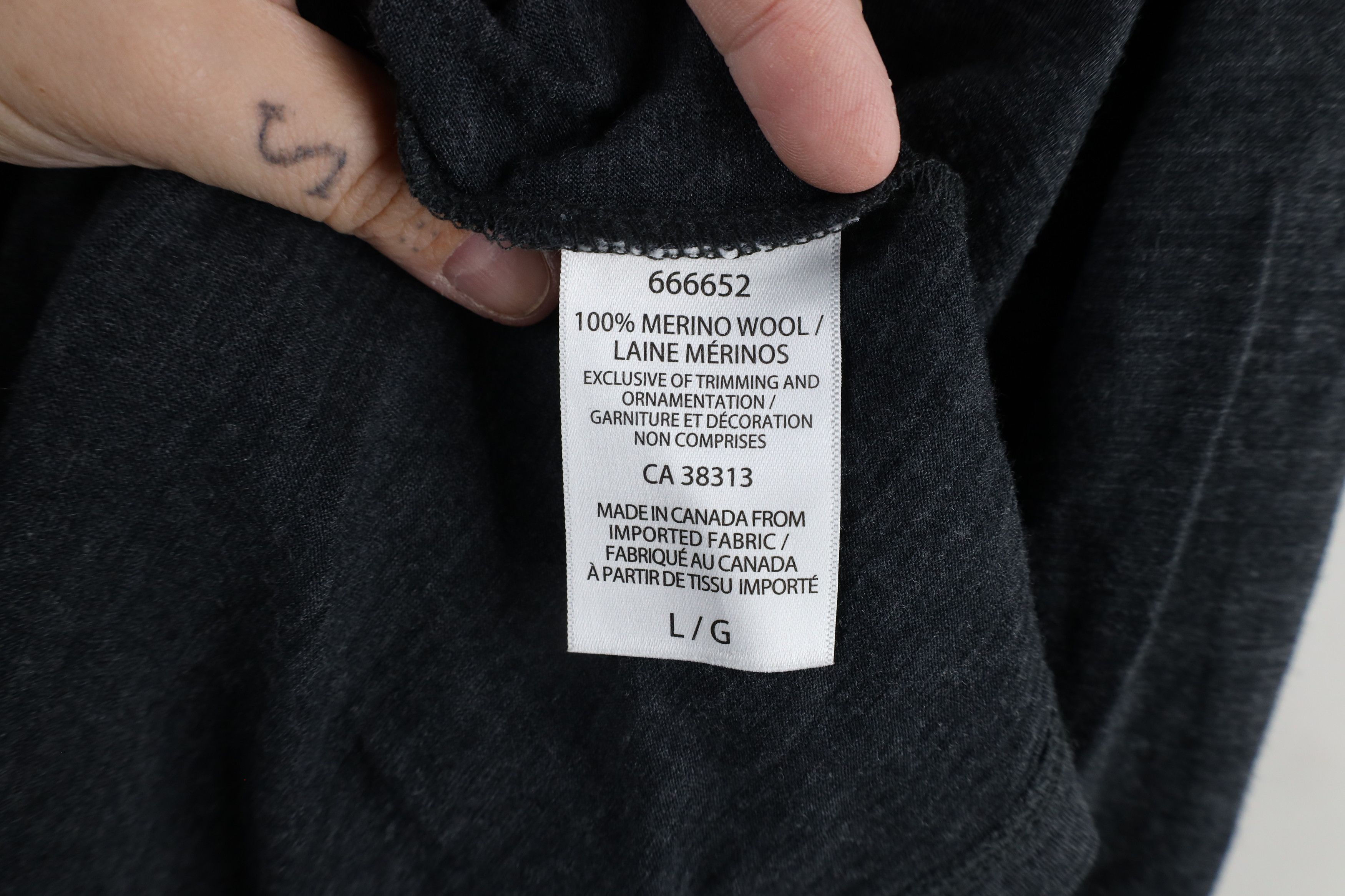 Vintage Cloudveil Wool Knit Base Layer Long Sleeve T-Shirt Gray Size US L / EU 52-54 / 3 - 6 Thumbnail
