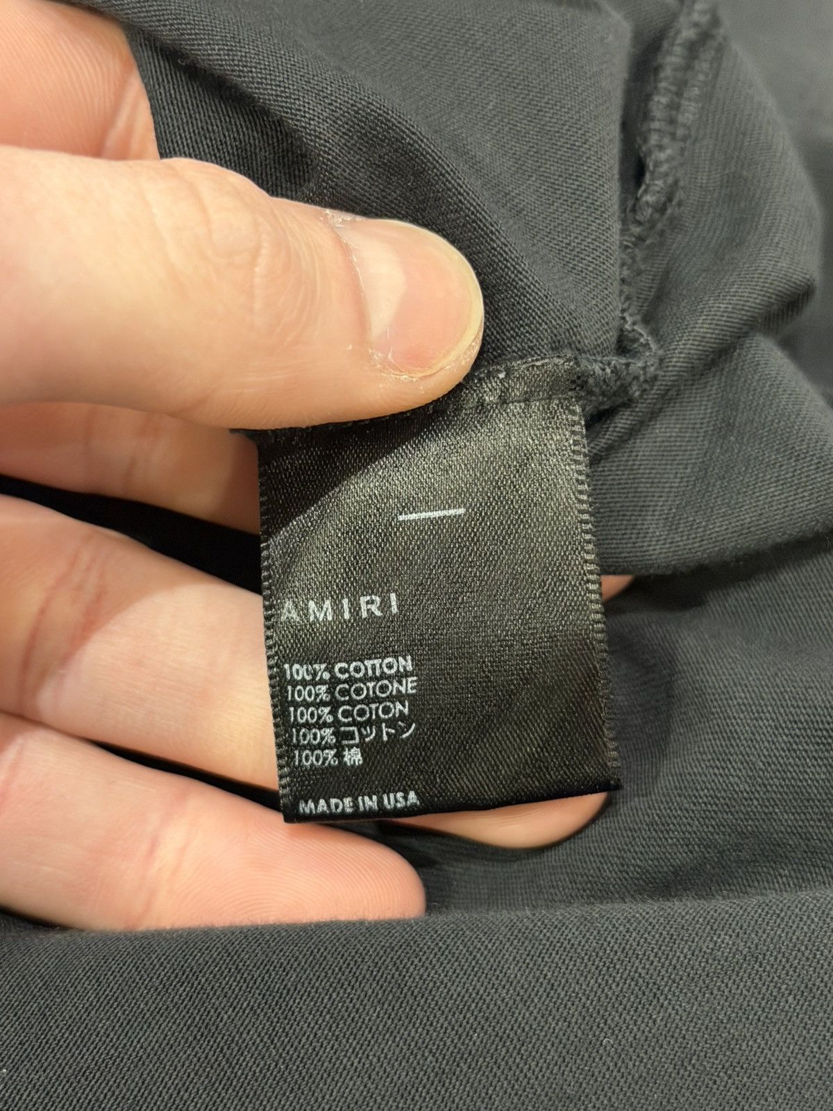 Amiri Amiri M.A. Bar Tee - Black Size US XXL / EU 58 / 5 - 4 Thumbnail