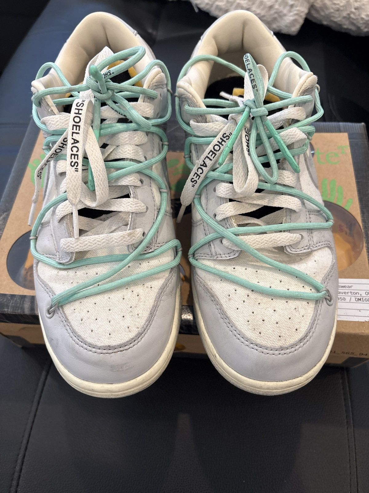 Nike × Off-White Off White x Nike Dunk Low Lot 04 Size US 9 / EU 42 - 3 Thumbnail