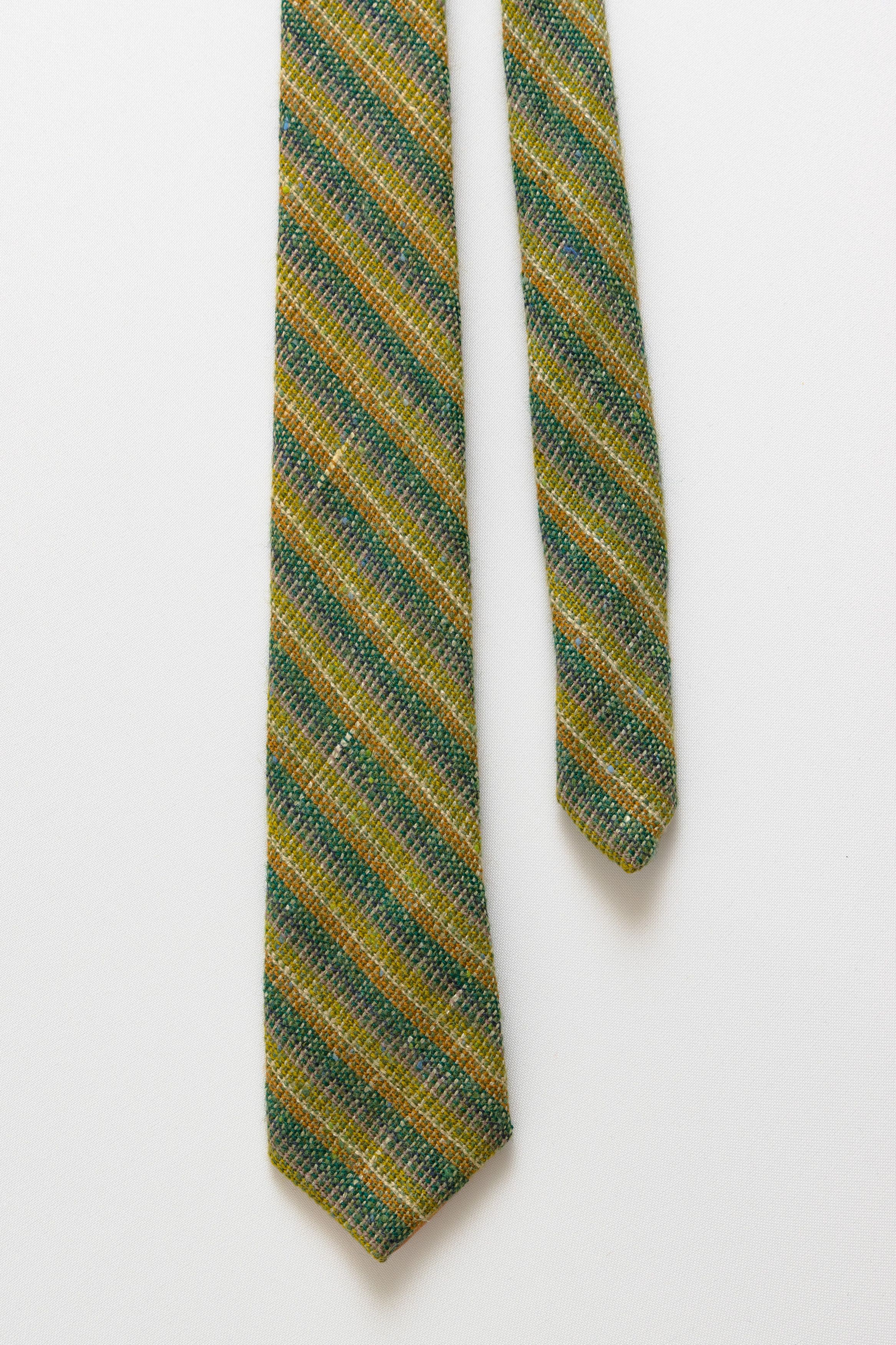 Donegal Tweed vintage Donegal Tweed Wool Tie abstract necktie 022 Size ONE SIZE - 3 Thumbnail