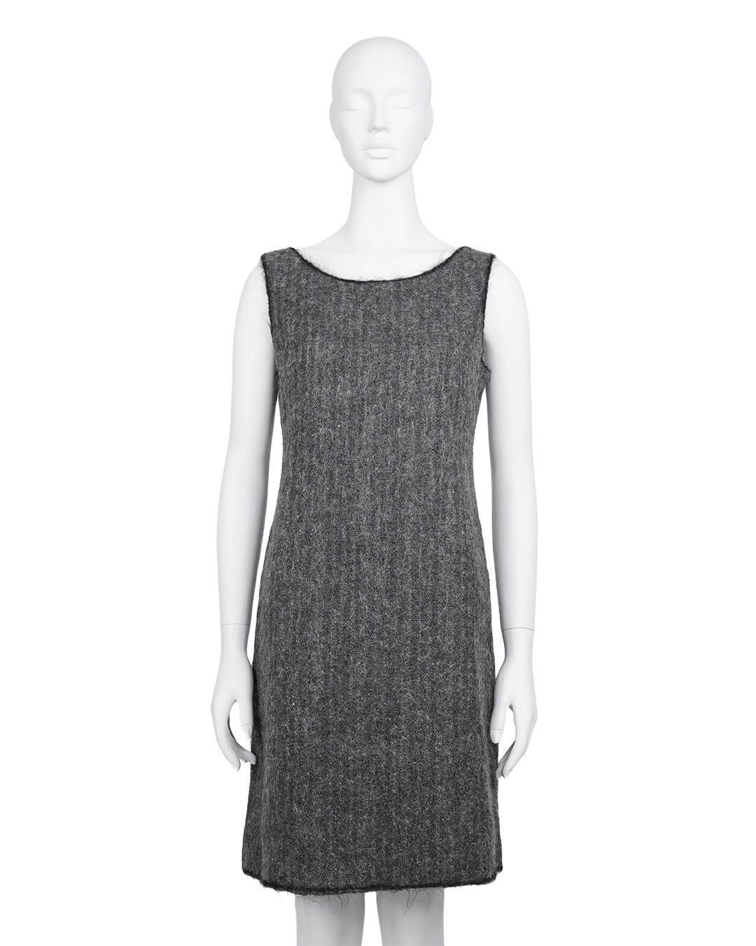 Prada Prada F/W1998 Mohair Dress in Grey Size M / US 6-8 / IT 42-44 - 1 Thumbnail