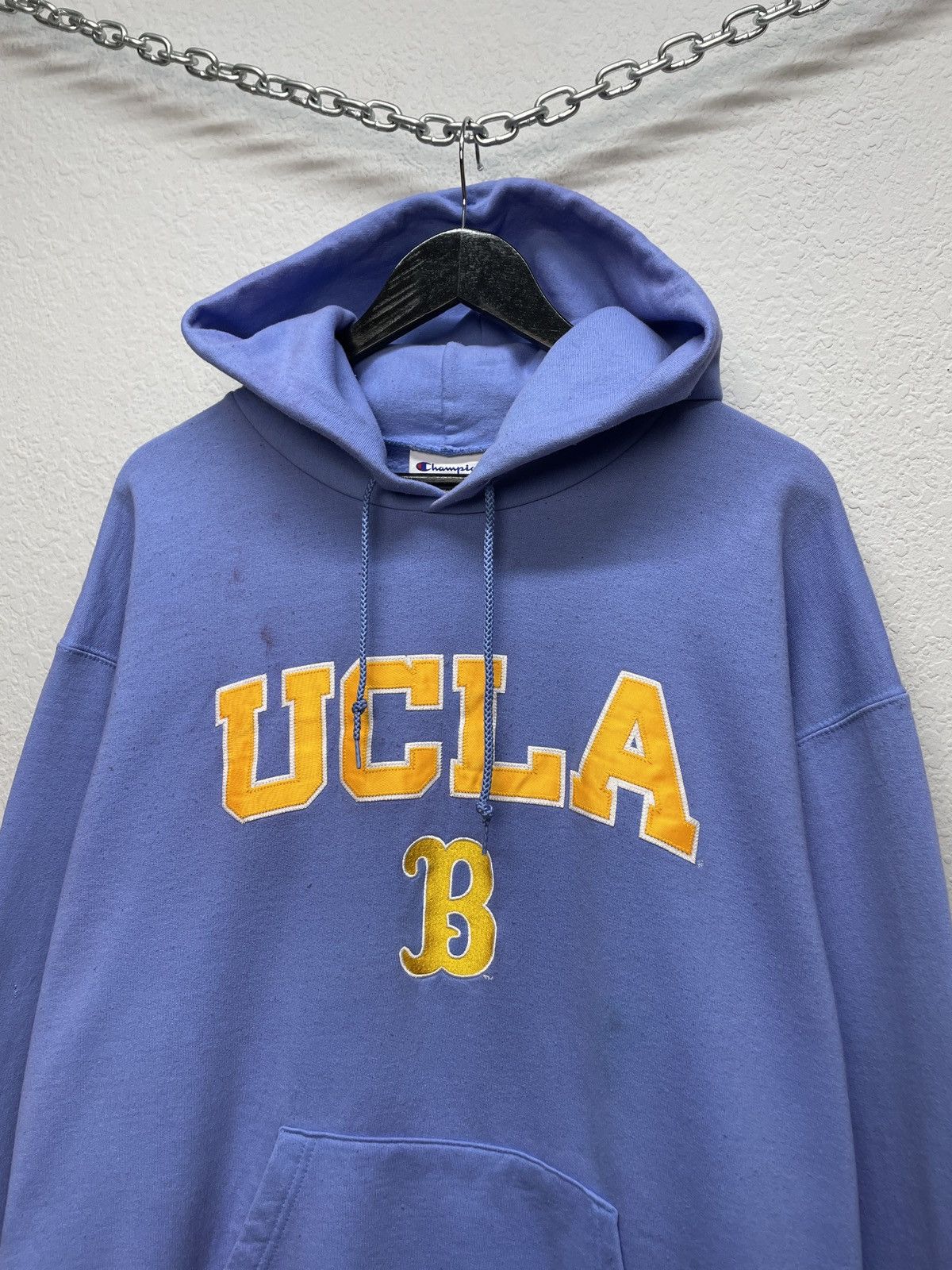 Russell Athletic Archive 90s Champion UCLA University Boxy Fit Hoodie Size US XL / EU 56 / 4 - 4 Thumbnail