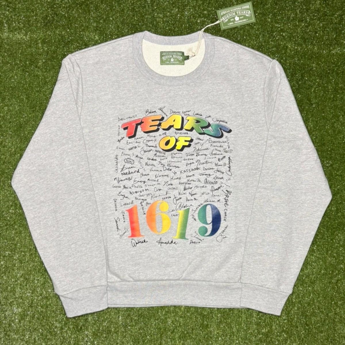 DENIM TEARS Denim Tears Class Of 1619 Crewneck Size US L / EU 52-54 / 3 - 1 Thumbnail