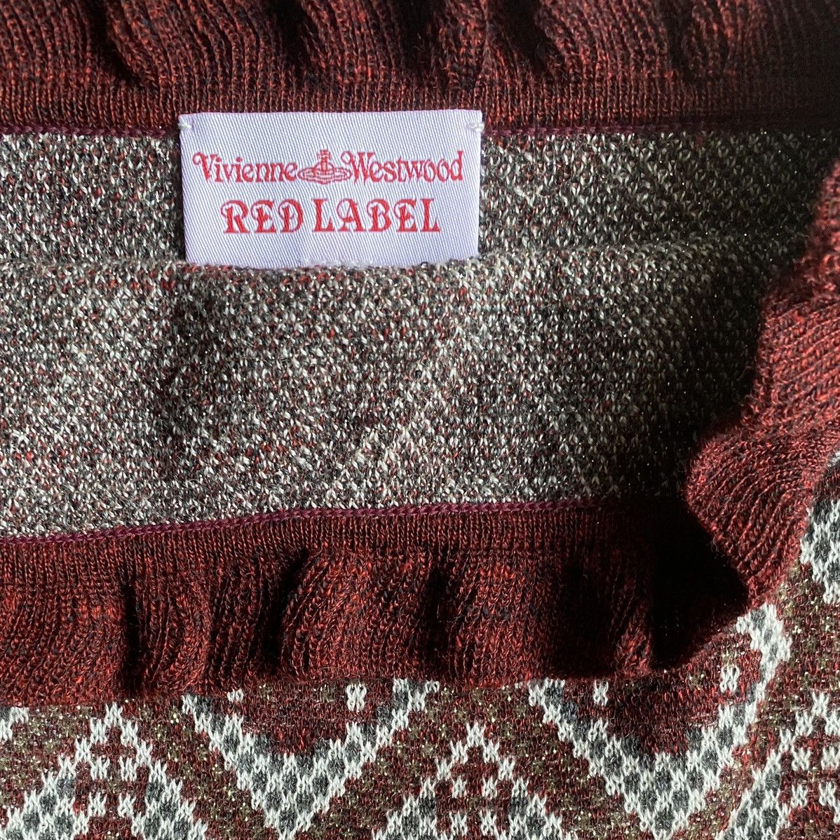 Vivienne Westwood VW Red Label Glitter Orb Cowl Collar Sweater Size M / US 6-8 / IT 42-44 - 8 Thumbnail