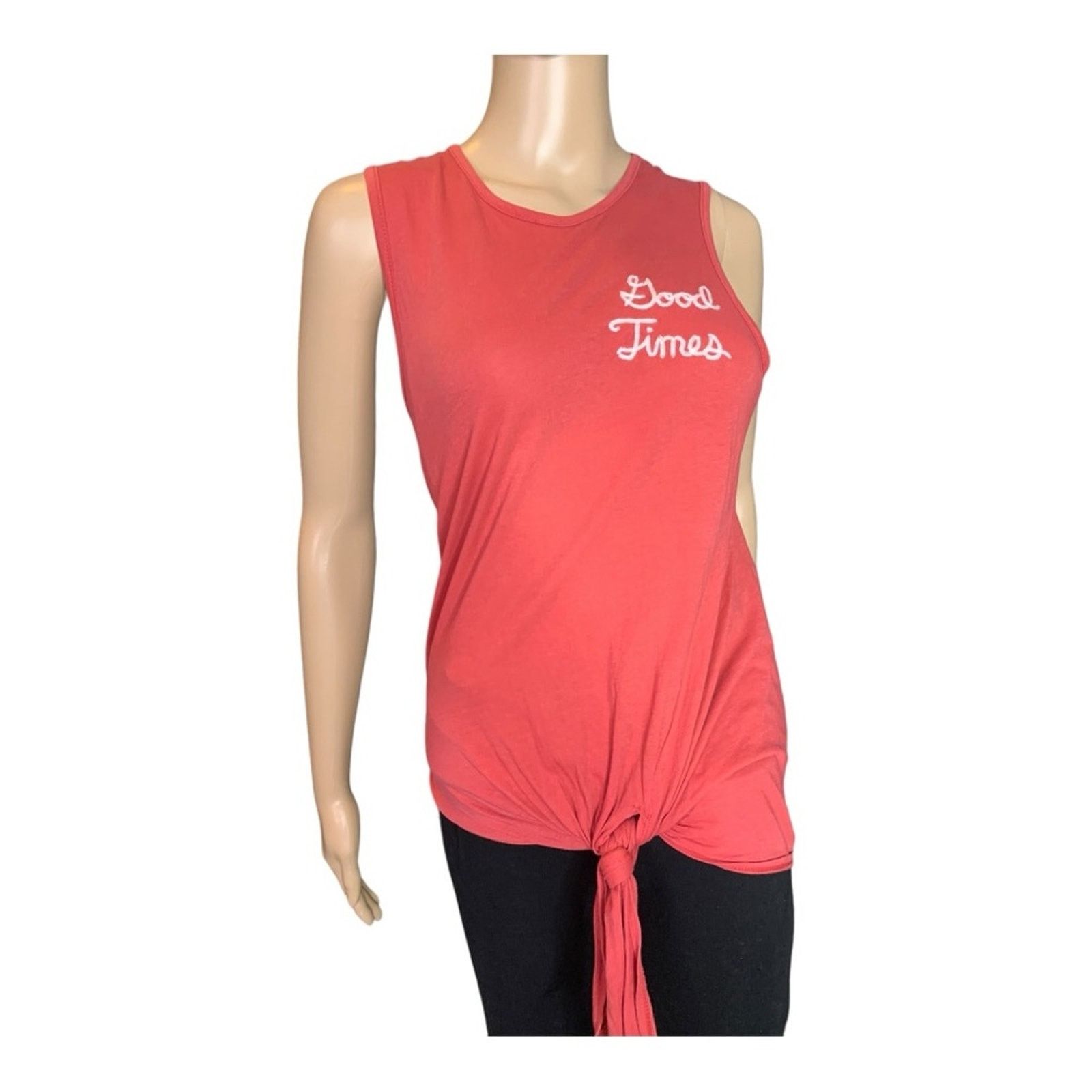 Junk Food JUNK FOOD DISNEY Women’s XS Good Times Red Tie Front T-Shirt Size XS / US 0-2 / IT 36-38 - 12 Thumbnail