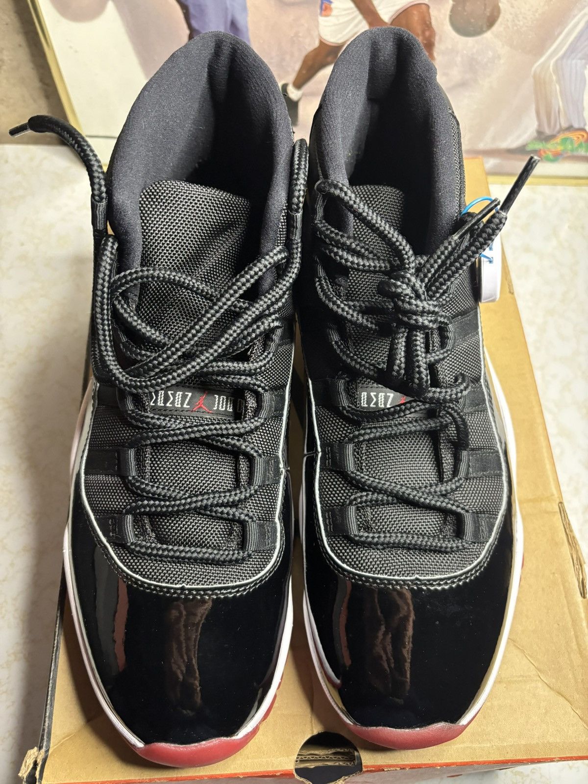 Jordan Brand Air Jordan 11 Retro Bred Size US 12 / EU 45 - 2 Thumbnail