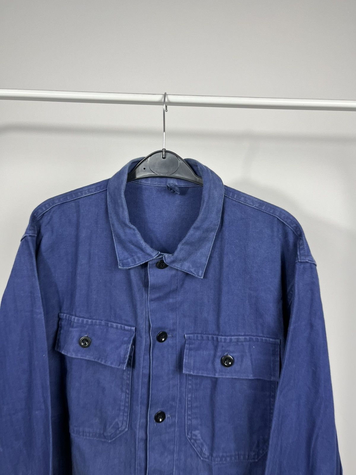 Other Vintage Blue Workwear Chore Jacket Button Up Utility Size US L / EU 52-54 / 3 - 3 Thumbnail
