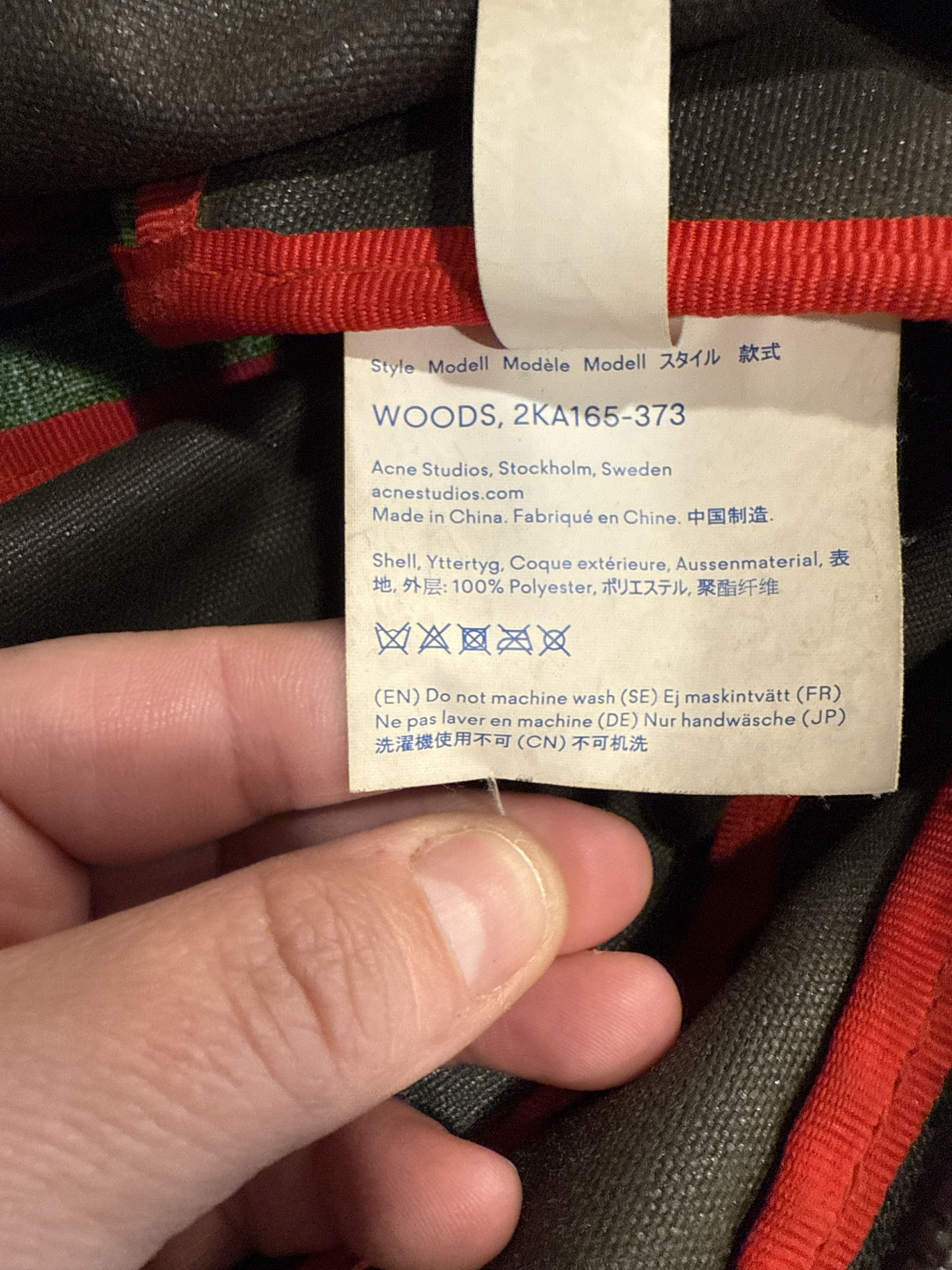 Acne Studios Woods Green Size ONE SIZE - 7 Thumbnail