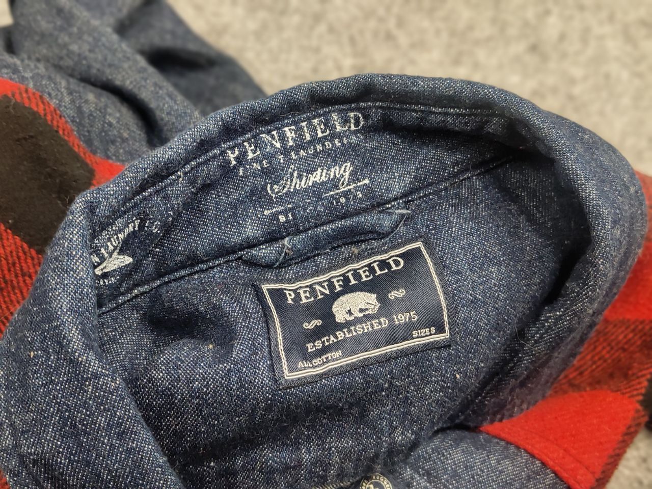 Penfield Penfield Hudson laundry Denim Check shirt USA Style Size US S / EU 44-46 / 1 - 12 Thumbnail