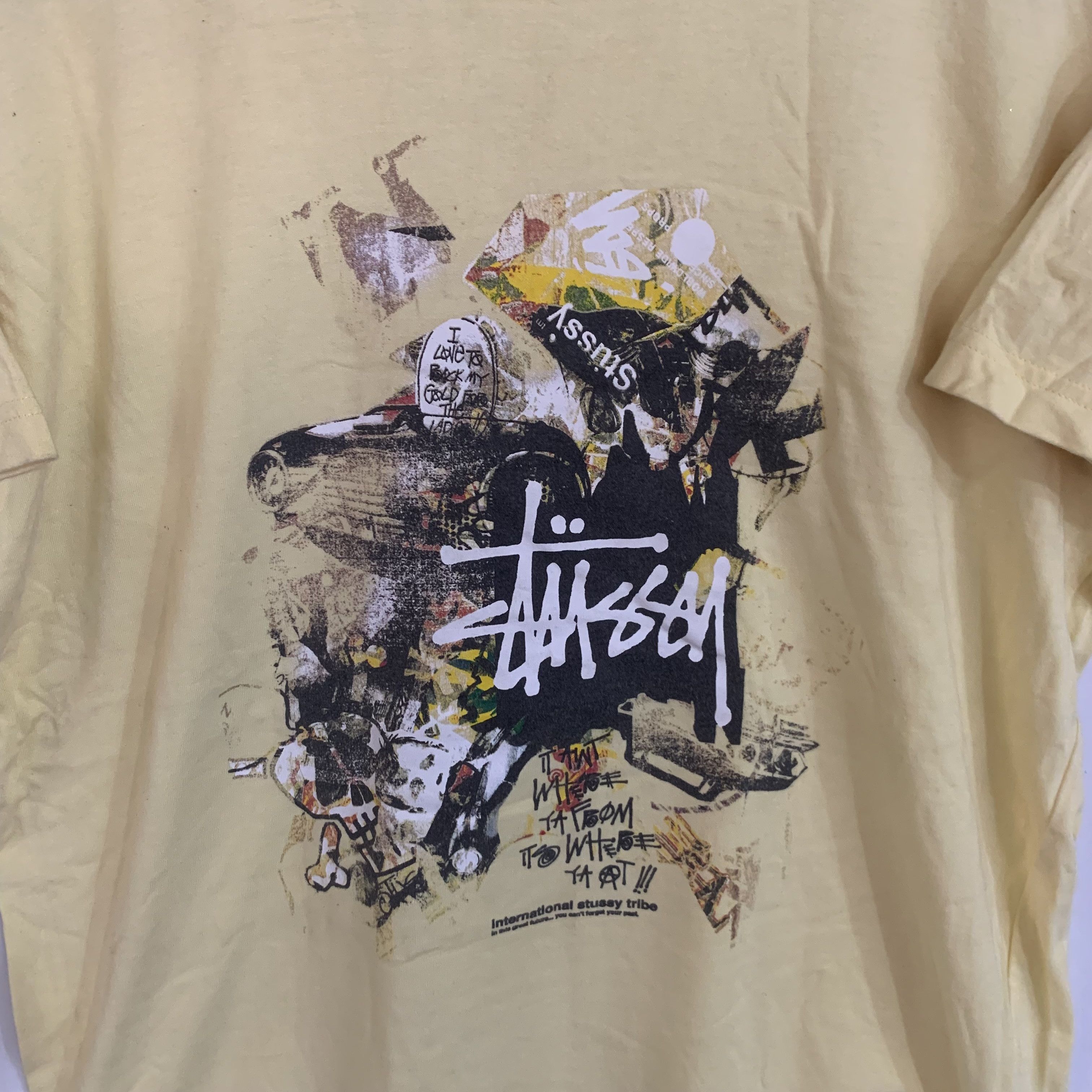 Stussy Stussy 90s Collection T-shirt Full Print Yellow Size US M / EU 48-50 / 2 - 6 Thumbnail
