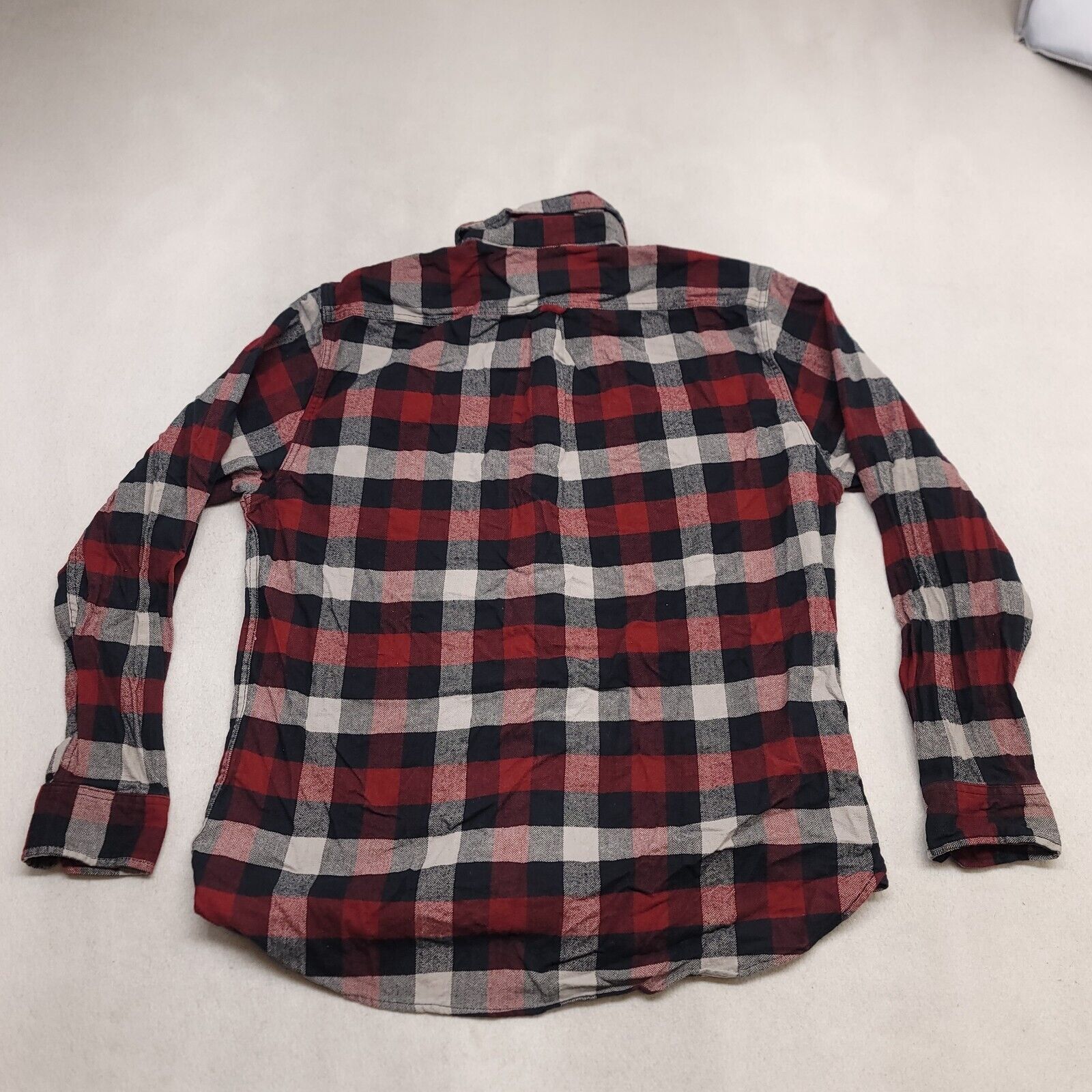 JACHS NY Jachs Gingham Flannel Shirt Mens Size XLT Red Black White Size US XL / EU 56 / 4 - 11 Thumbnail