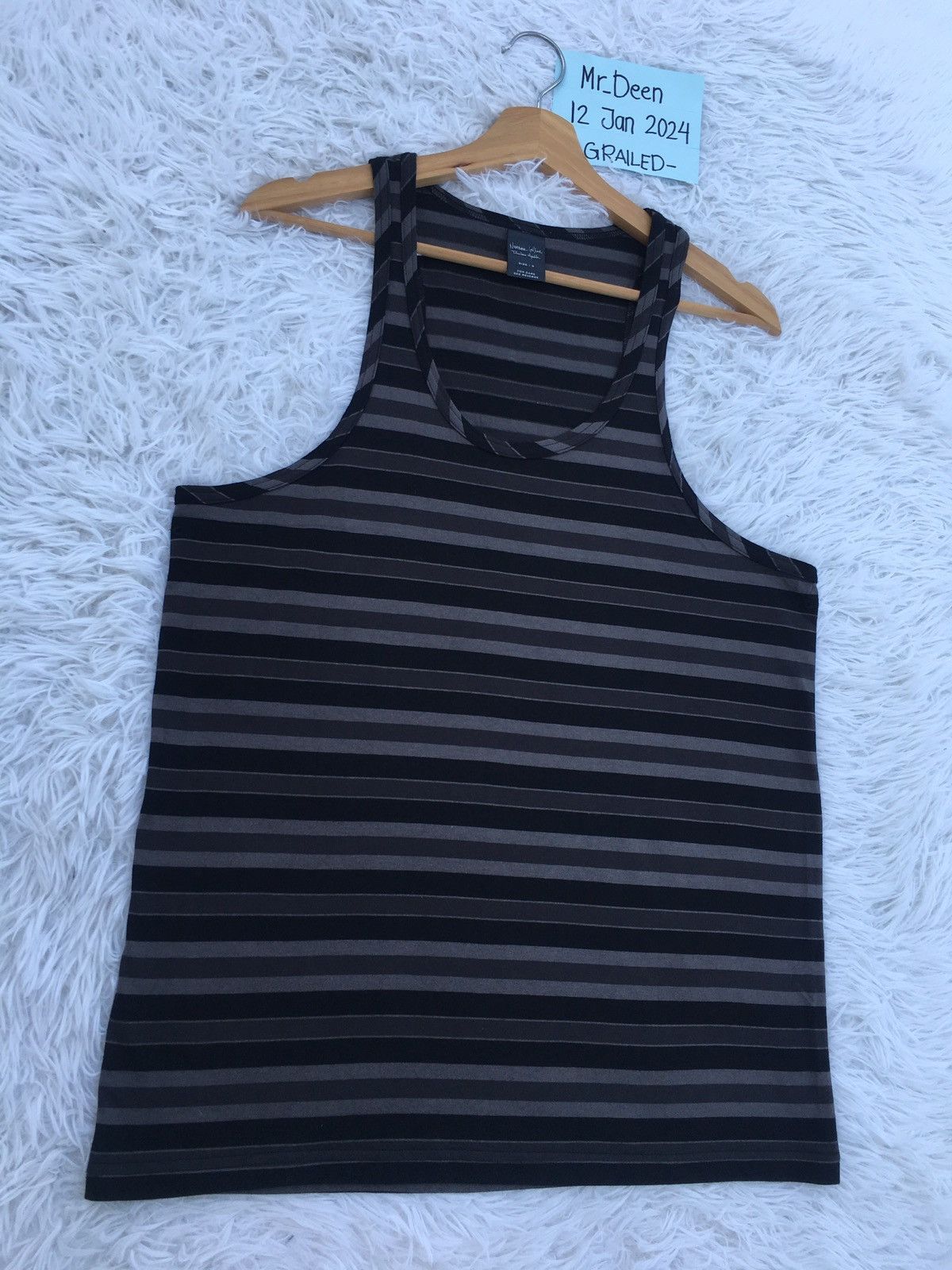 Number (N)ine Rare Number Nine Stripes Sleeveless Top Size US M / EU 48-50 / 2 - 2 Thumbnail