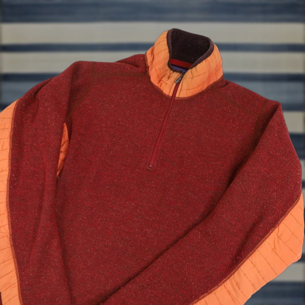 Patagonia VINTAGE Patagonia Dervish Womens Medium Sweater Orange Womens Medium Pullover 8/10 Size M / US 6-8 / IT 42-44 - 1 Thumbnail