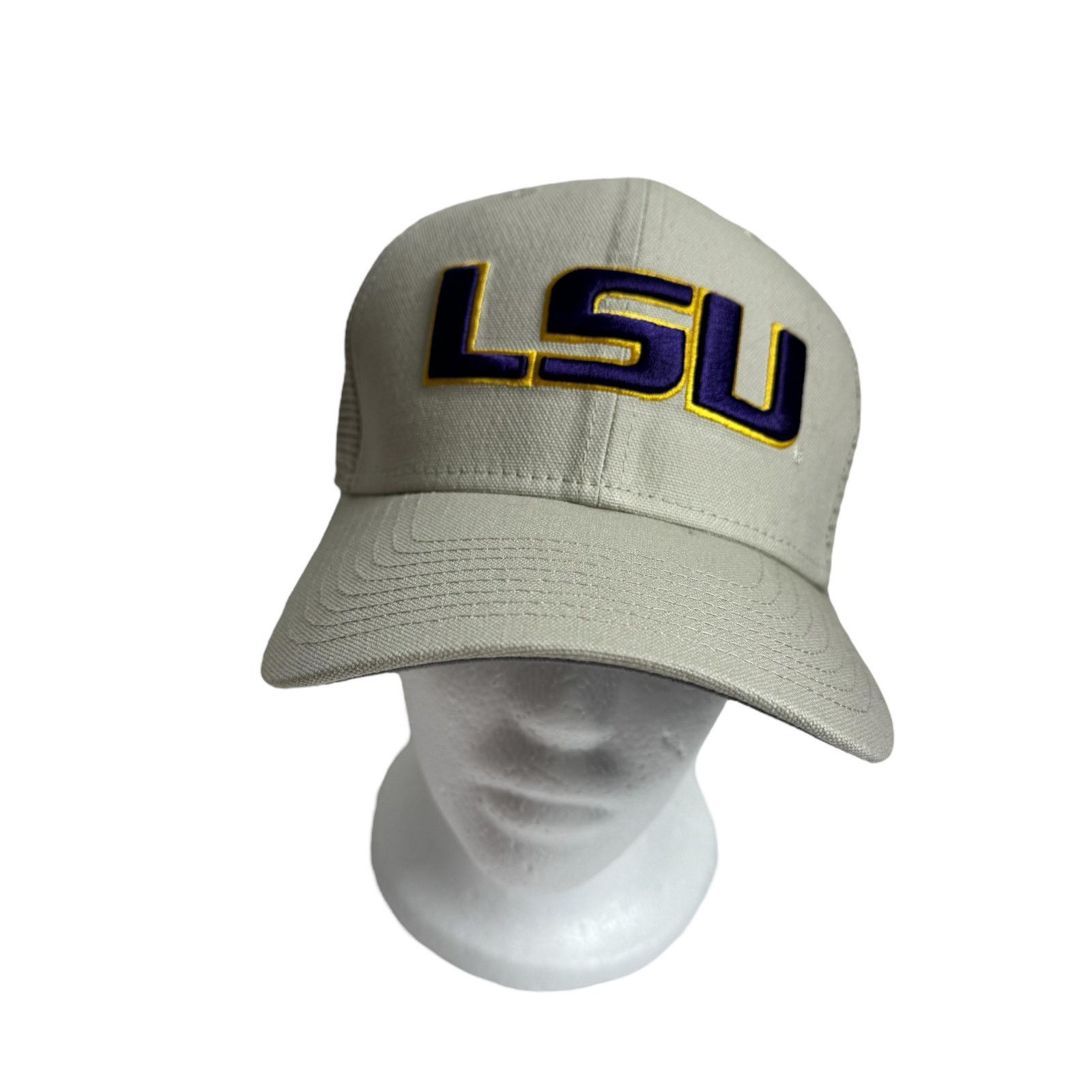 New Era NEW ERA LSU *NEW* Tan SnapBack Logo Cap Mesh One Size Size ONE SIZE - 1 Thumbnail