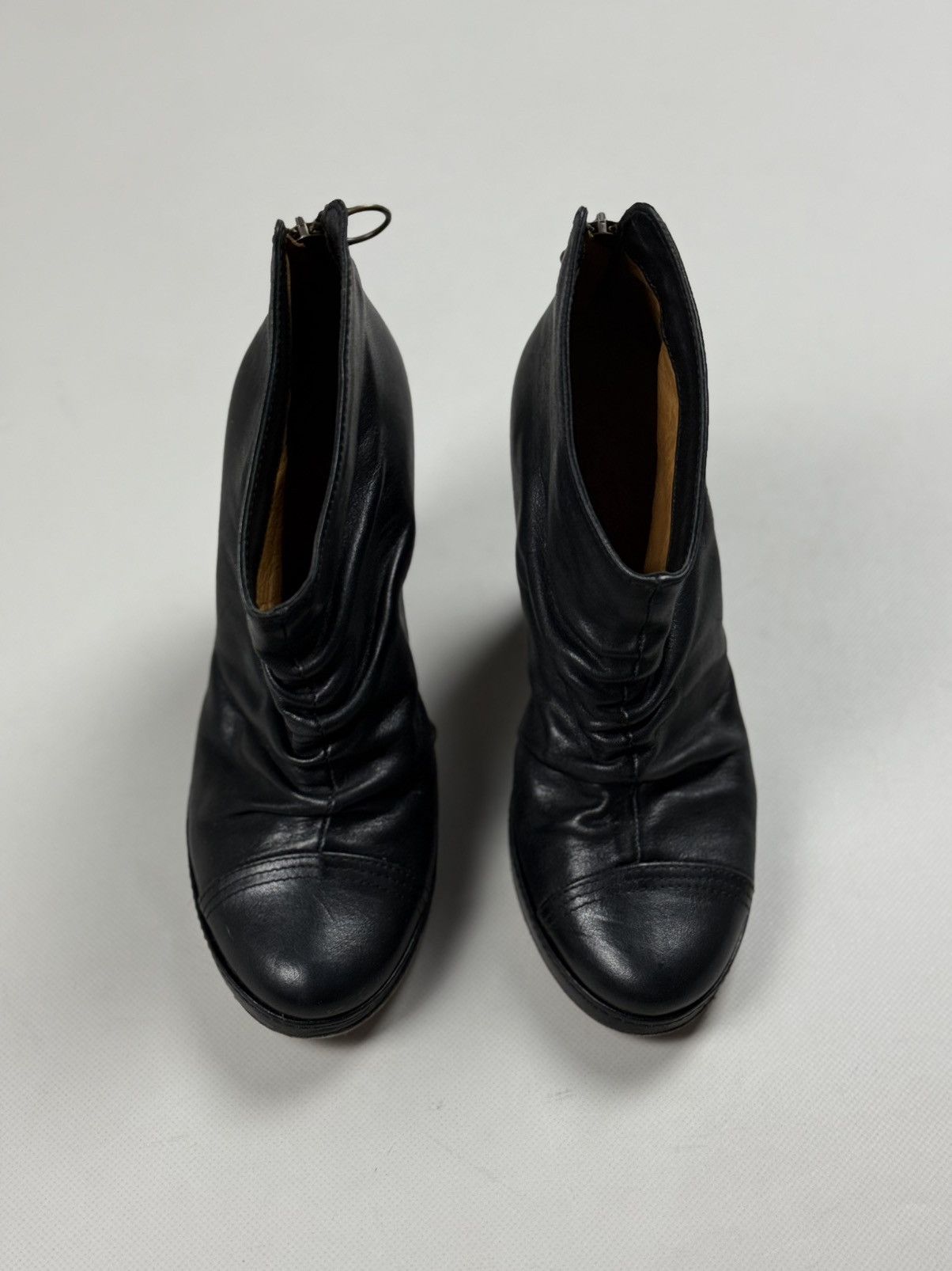 Fiorentini + Baker Fiorentini Baker Leather Avant-Garde Heeled Boots Shoes Size US 6.5 / IT 36.5 - 9 Thumbnail