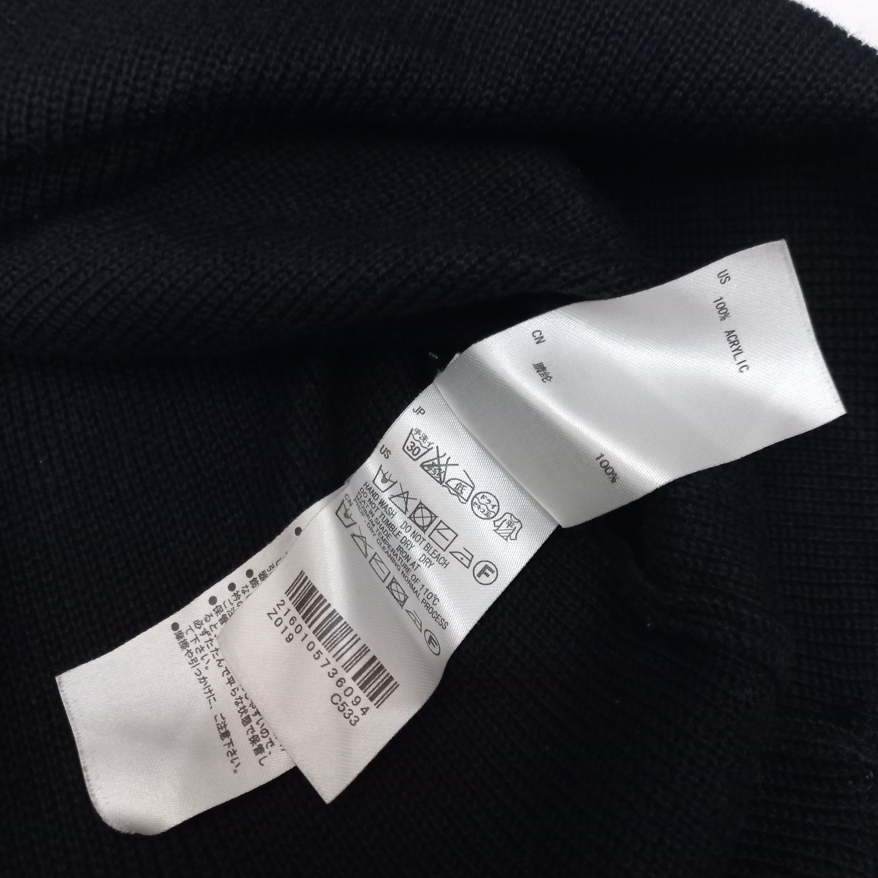 Japanese Brand × Vintage Earth Music & Ecology Black knitwear Sweatshirt Size L / US 10 / IT 46 - 5 Thumbnail
