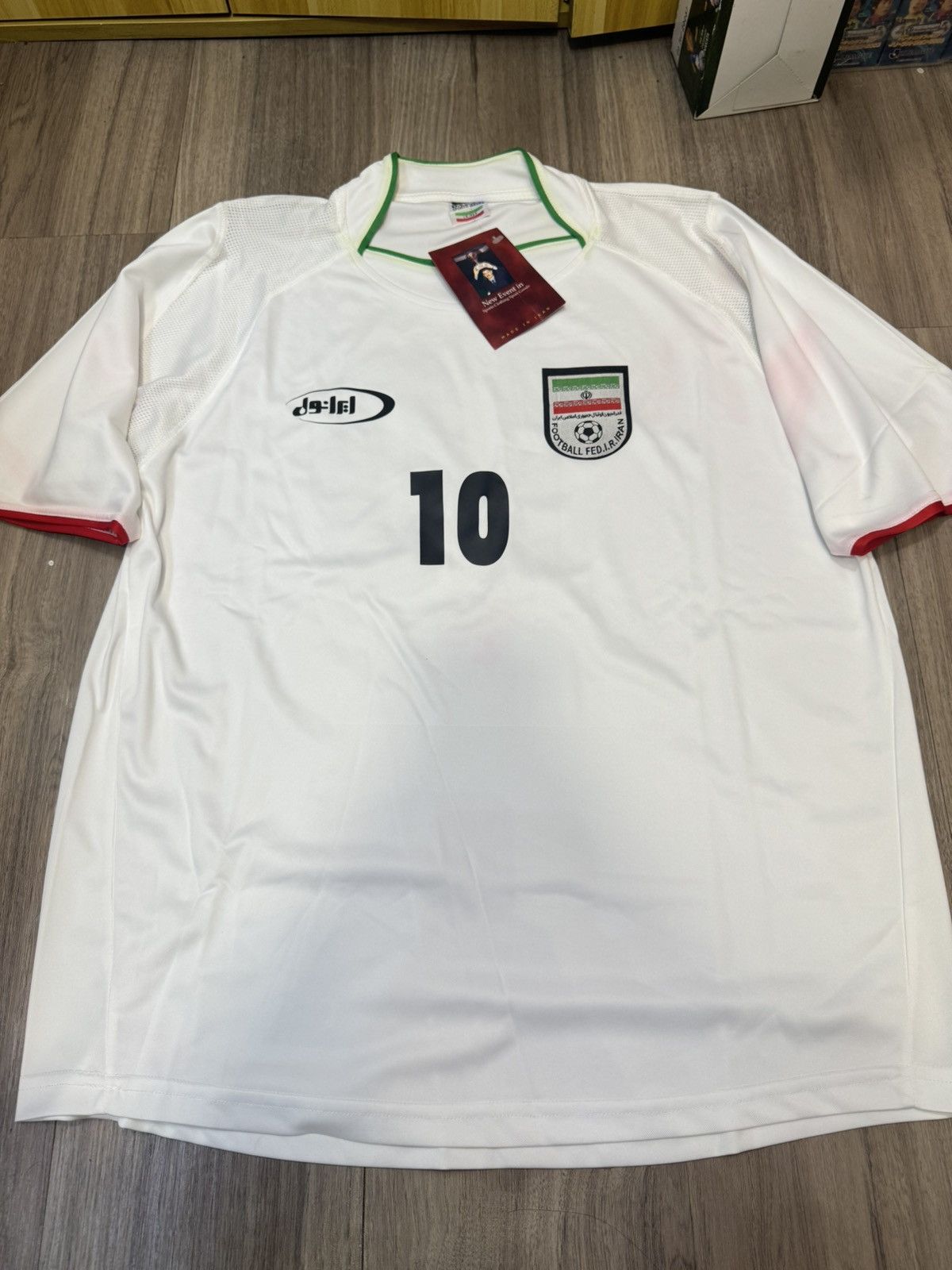 Other Iran 2003 home shirt set #10 A.Daei (Bnwt) Size US L / EU 52-54 / 3 - 2 Thumbnail