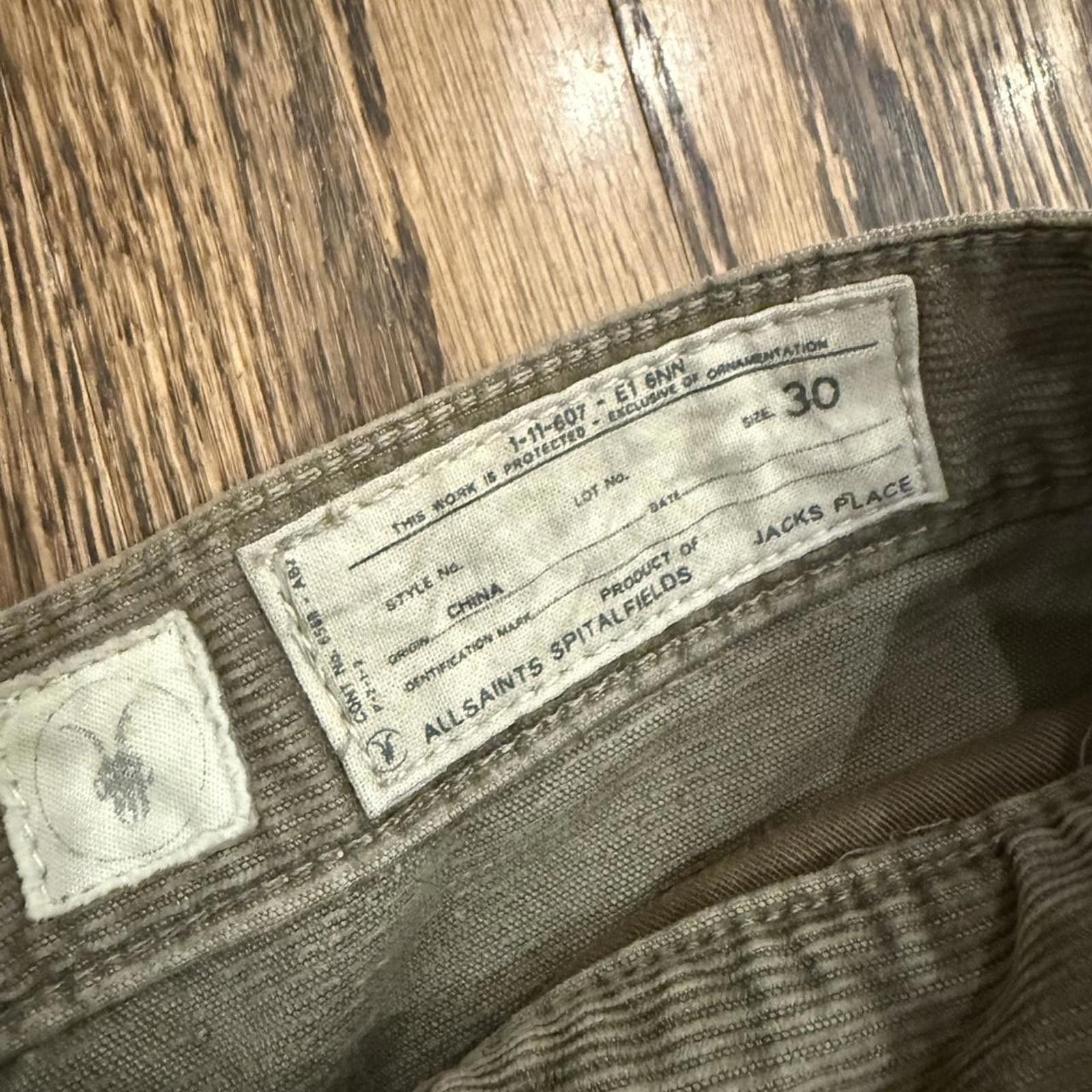 Allsaints AllSaints Spitalfields Drop Crotch Corduroy Pants - Size 30 Size US 30 / EU 46 - 2 Thumbnail