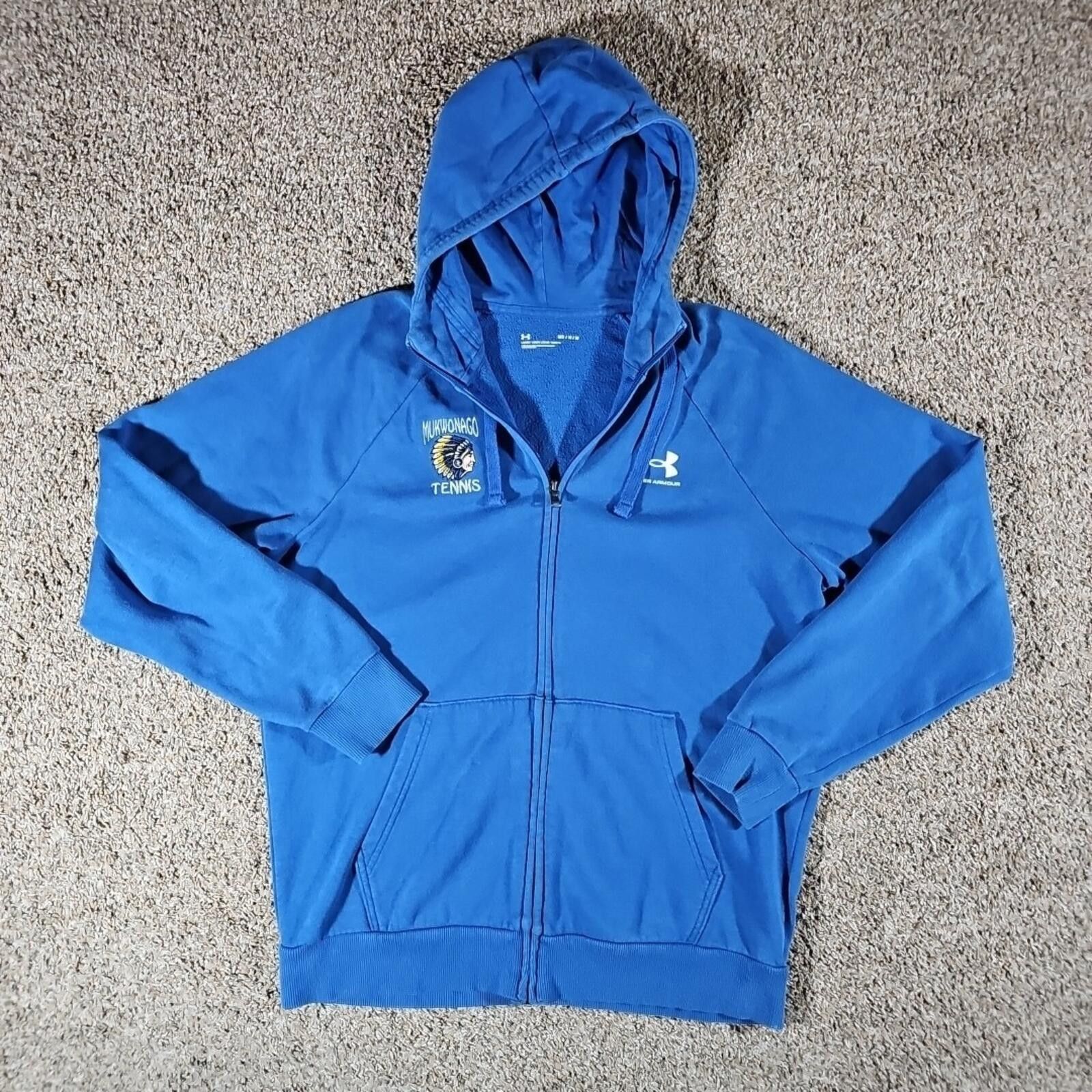 Under Armour Under Armour Fullzip M Blue Hoodie Mukwonago Tennis Size US M / EU 48-50 / 2 - 1 Thumbnail