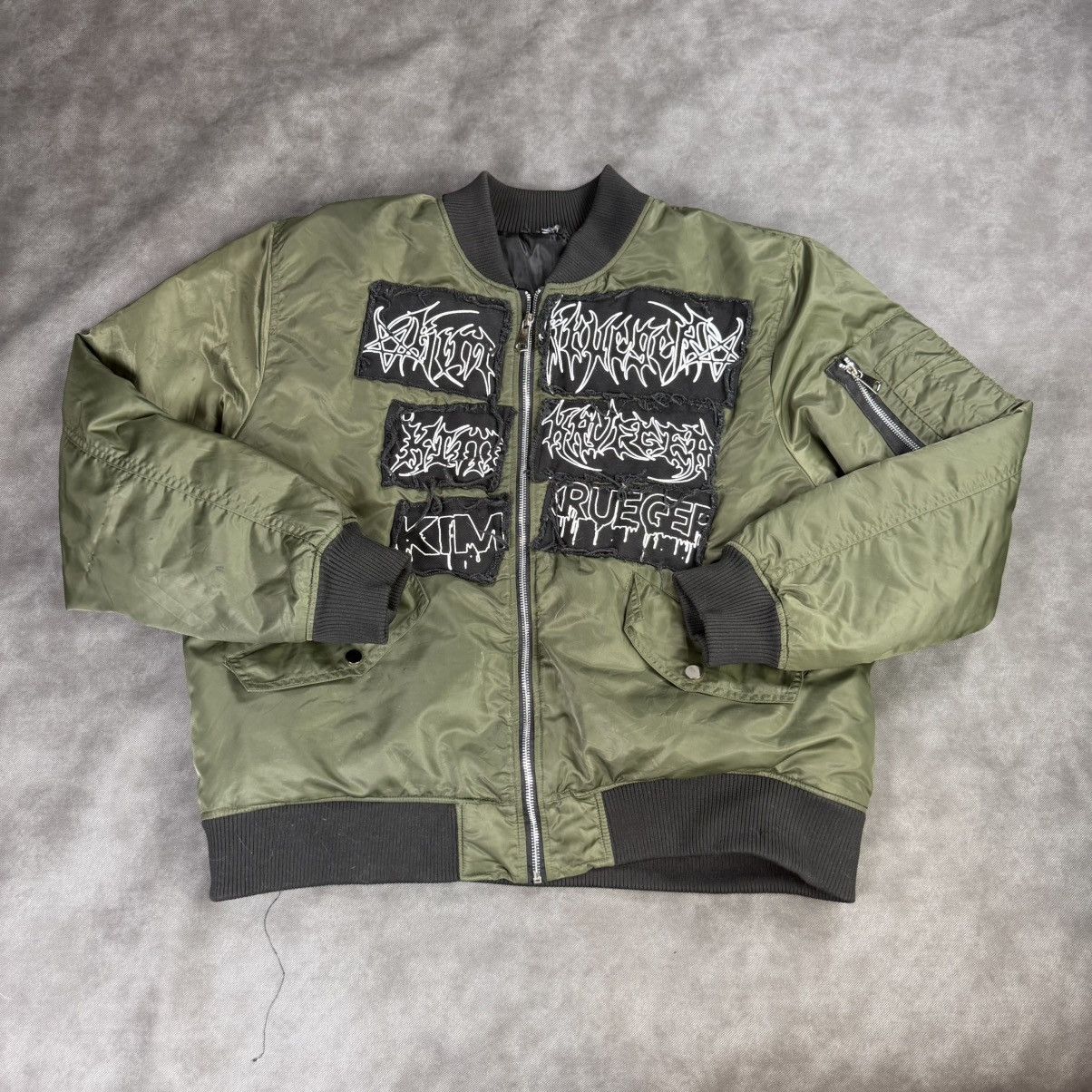 Kim Krueger Rare Kim Krueger Burberry Erry Playboy Carti Bomber Jacket Size US M / EU 48-50 / 2 - 1 Thumbnail