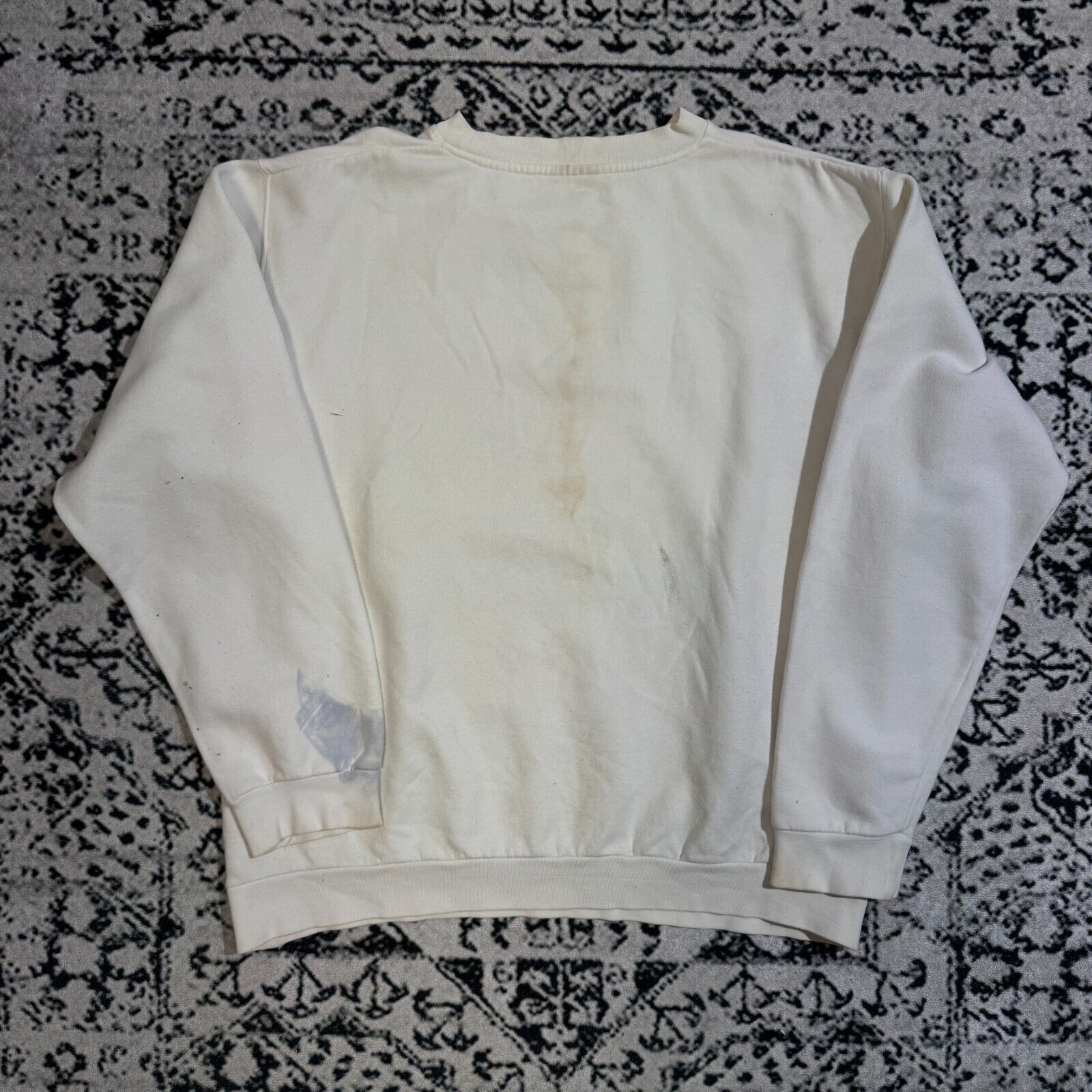 Vintage Vintage Unisex White Cotton Sweatshirt Size S Skate USA Size US S / EU 44-46 / 1 - 8 Thumbnail