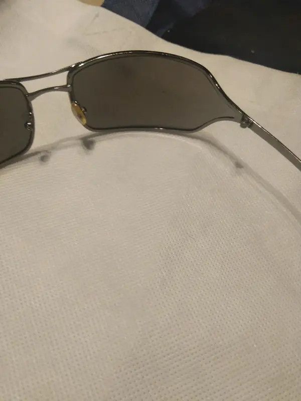 Prada PRADA 2004 Sunglasses Rimless Sport Metal Frame Shield Wrap Size ONE SIZE - 5 Thumbnail