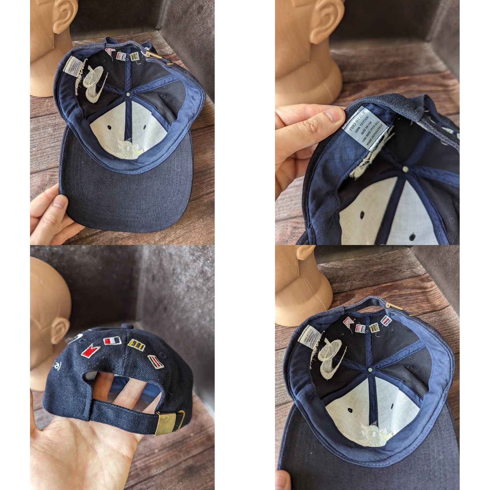 Vintage BT Global Challenge 2000 2001 Sailing Cap Hat Baseball Cap Men One Size Blue Size ONE SIZE - 8 Thumbnail