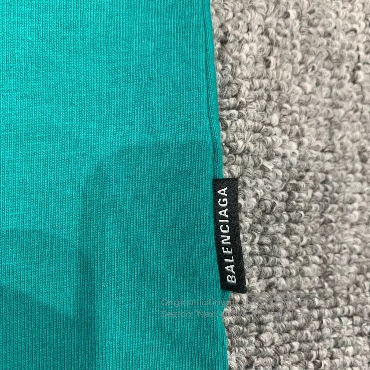 Balenciaga Balenciaga Short Sleeve Rainbow Embroidery Tee. Size S / US 4 / IT 40 - 6 Thumbnail